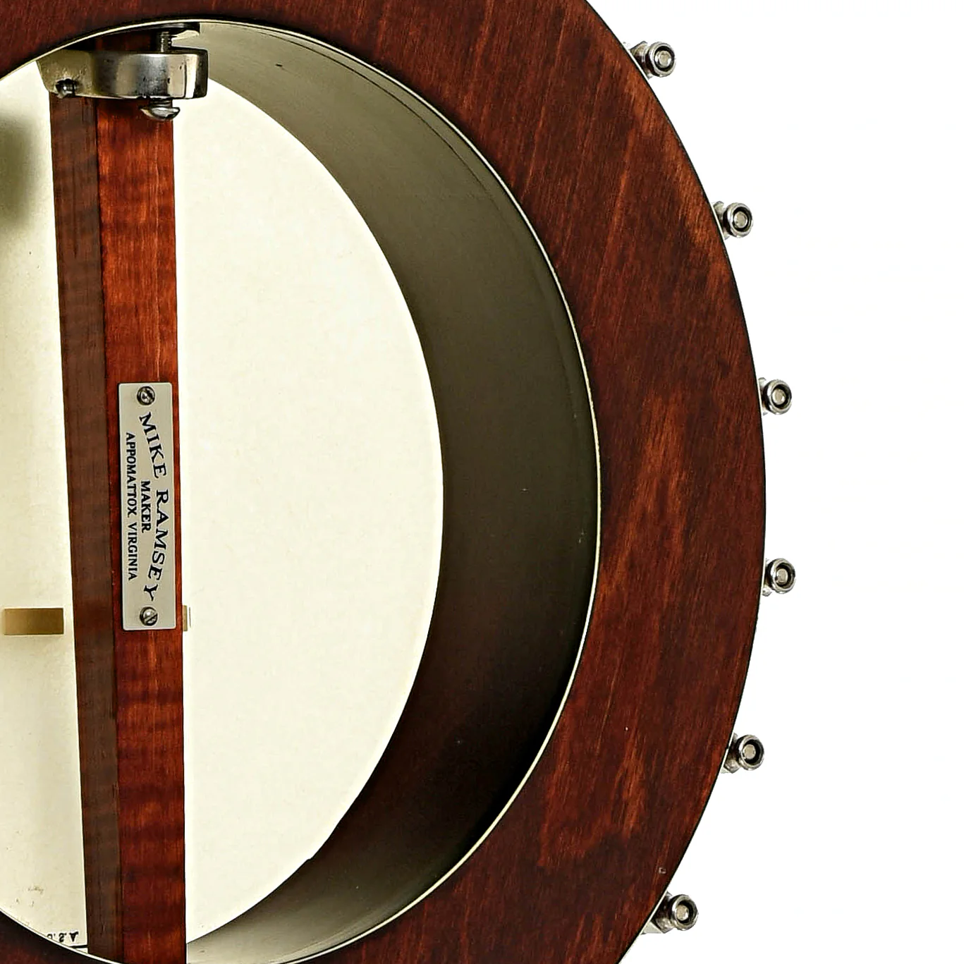 Mike Ramsey Bacon-Style Fretless Open Back Banjo (c.1995) - Image 10
