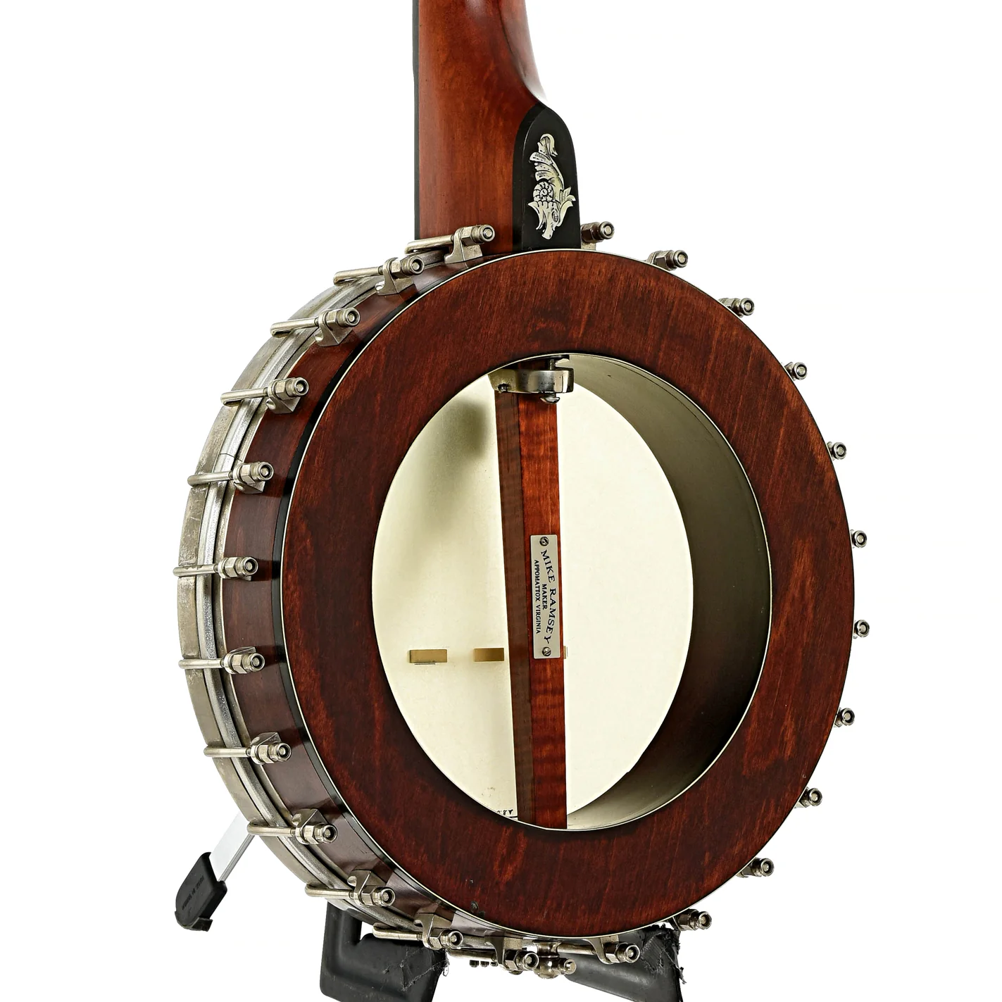 Mike Ramsey Bacon-Style Fretless Open Back Banjo (c.1995) - Image 12