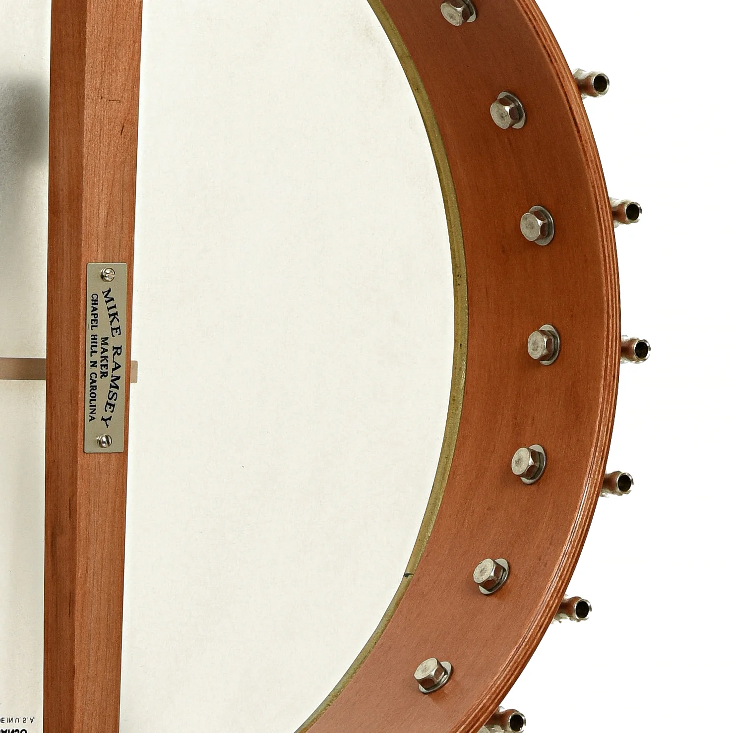 Mike Ramsey Chanterelle Cherry Special 12 in. Openback Banjo (c.2008) - Image 10