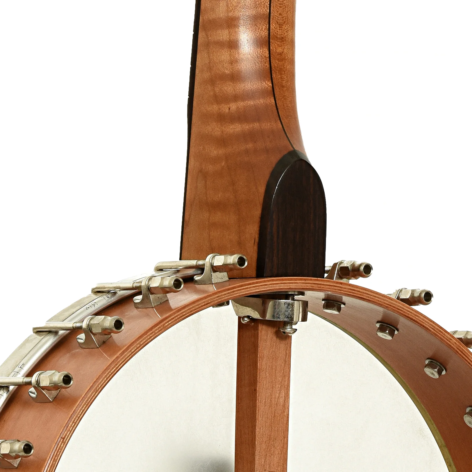 Mike Ramsey Chanterelle Cherry Special 12 in. Openback Banjo (c.2008) - Image 11