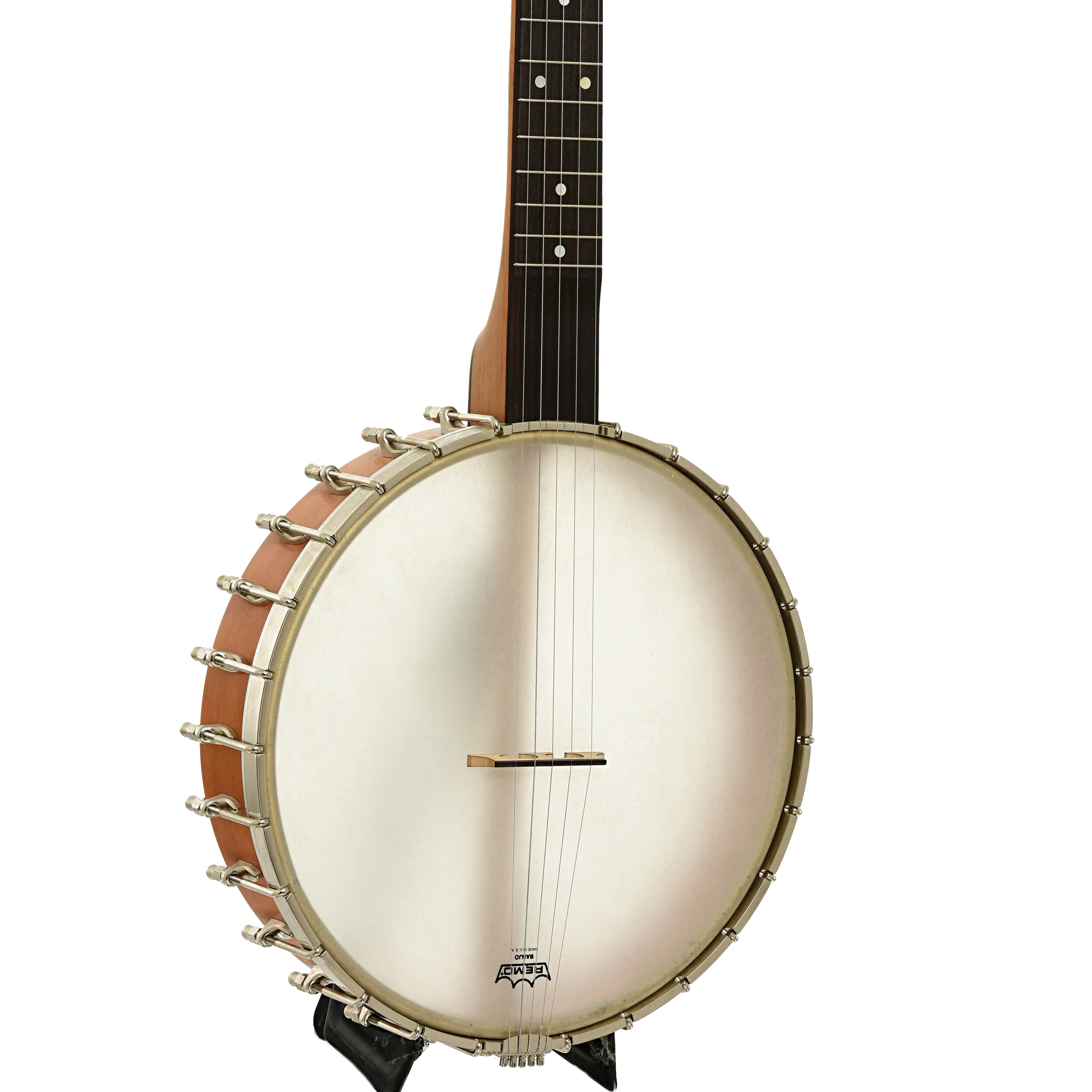 Mike Ramsey Chanterelle Cherry Special 12 in. Openback Banjo (c.2008) - Image 2