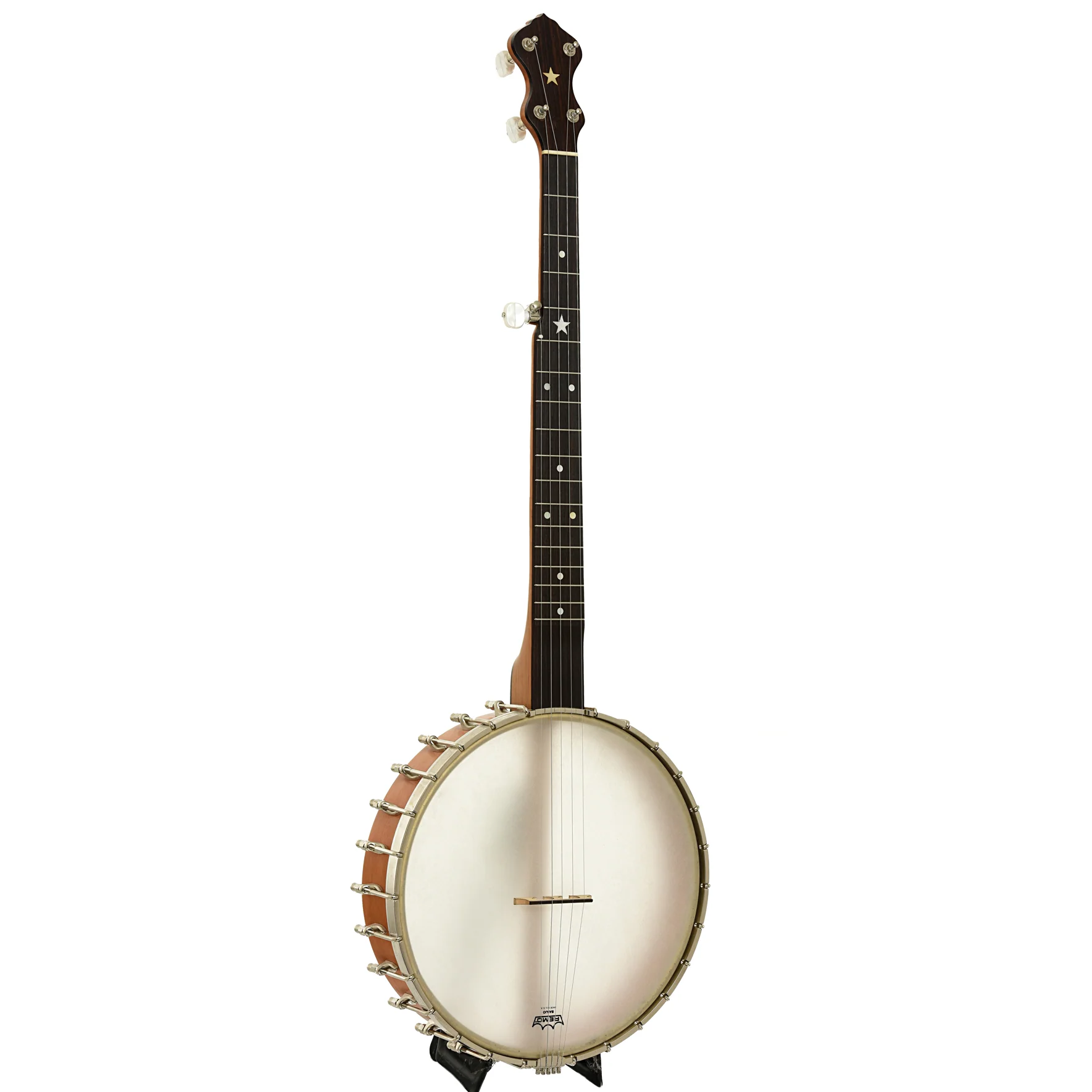 Mike Ramsey Chanterelle Cherry Special 12 in. Openback Banjo (c.2008) - Image 3