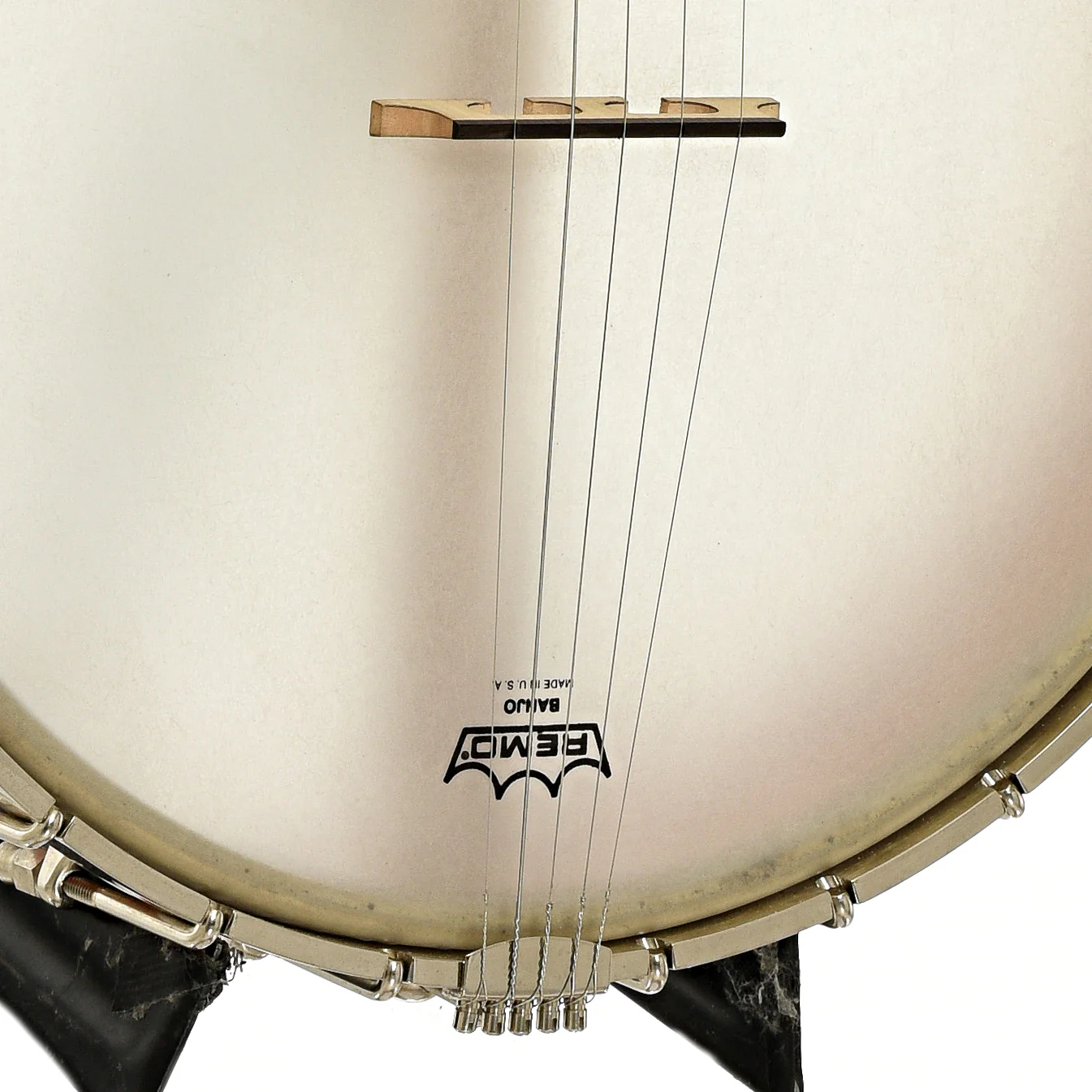 Mike Ramsey Chanterelle Cherry Special 12 in. Openback Banjo (c.2008) - Image 5