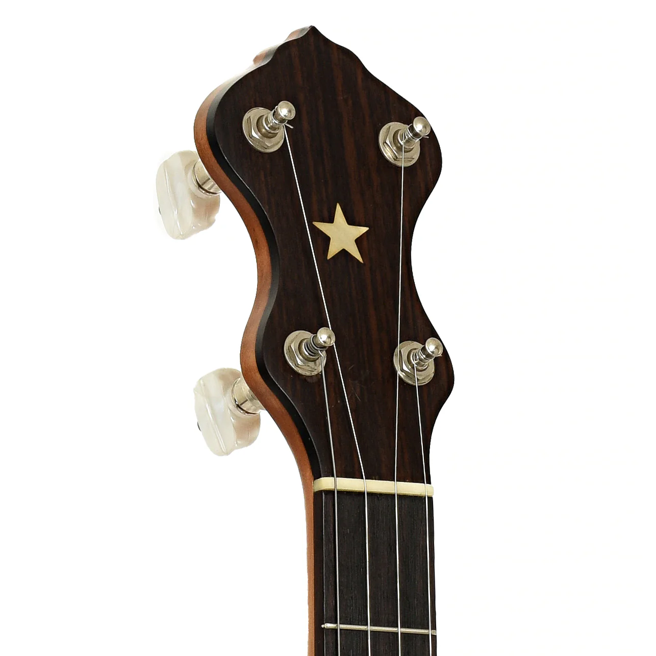 Mike Ramsey Chanterelle Cherry Special 12 in. Openback Banjo (c.2008) - Image 8
