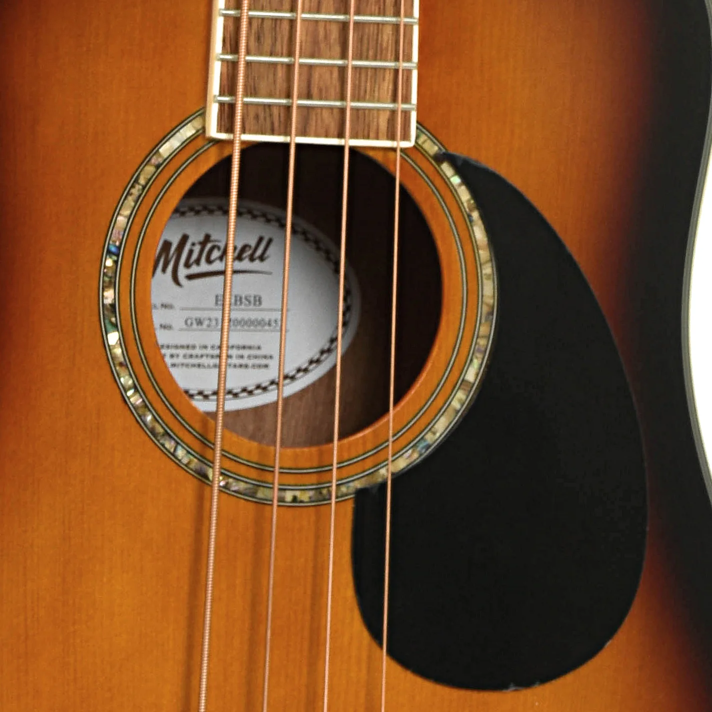 Mitchell EZB Short Scale Acoustic-Electric Bass (2023) - Image 6