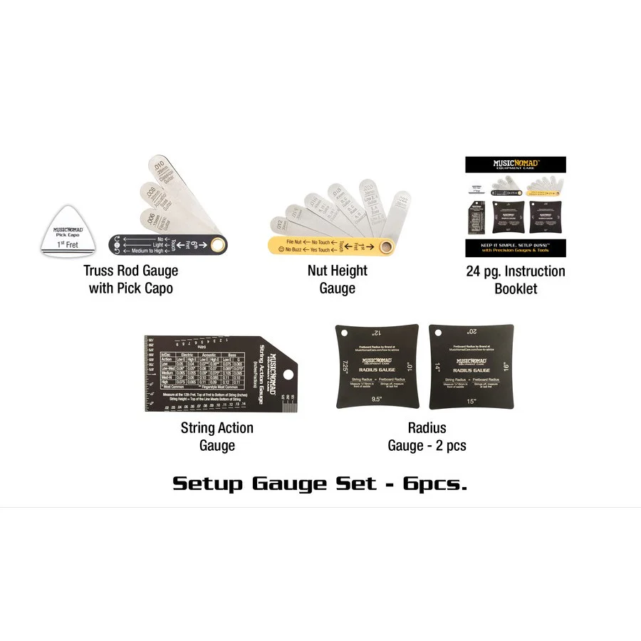 MusicNomad Precision Setup Gauge Set (6-Pack) - Image 3