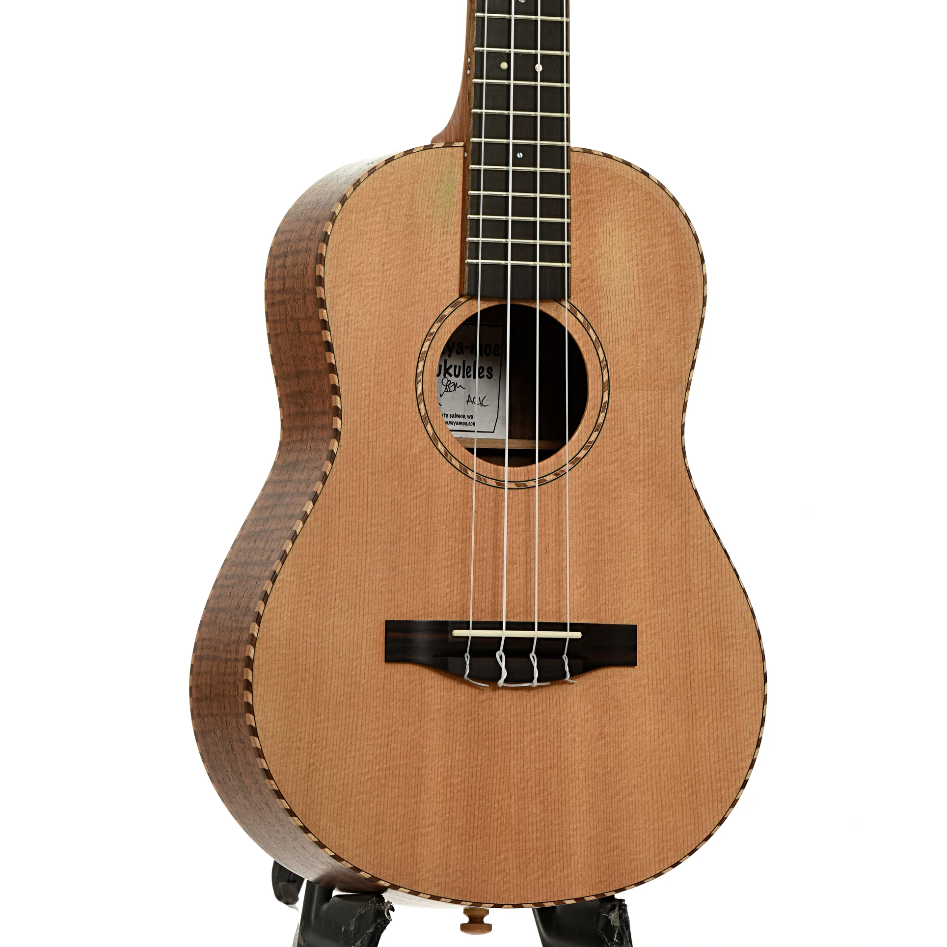 Mya-Moe Walnut Custom Tenor Ukulele (2014) - Image 4