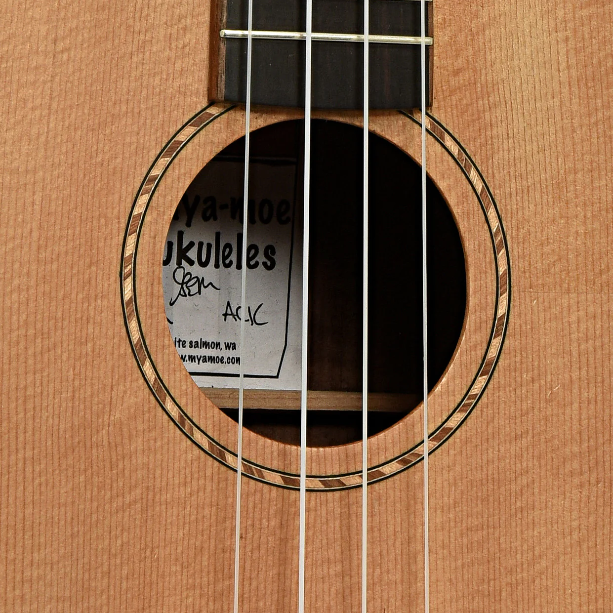 Mya-Moe Walnut Custom Tenor Ukulele (2014) - Image 6