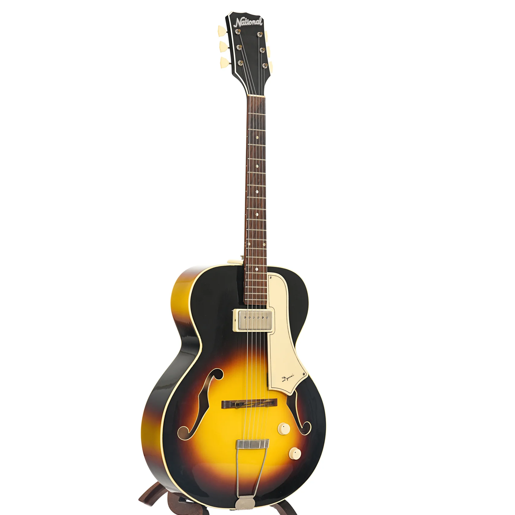 National 1125 Dynamic Hollow Body Electric Guitar (1958) - Image 3