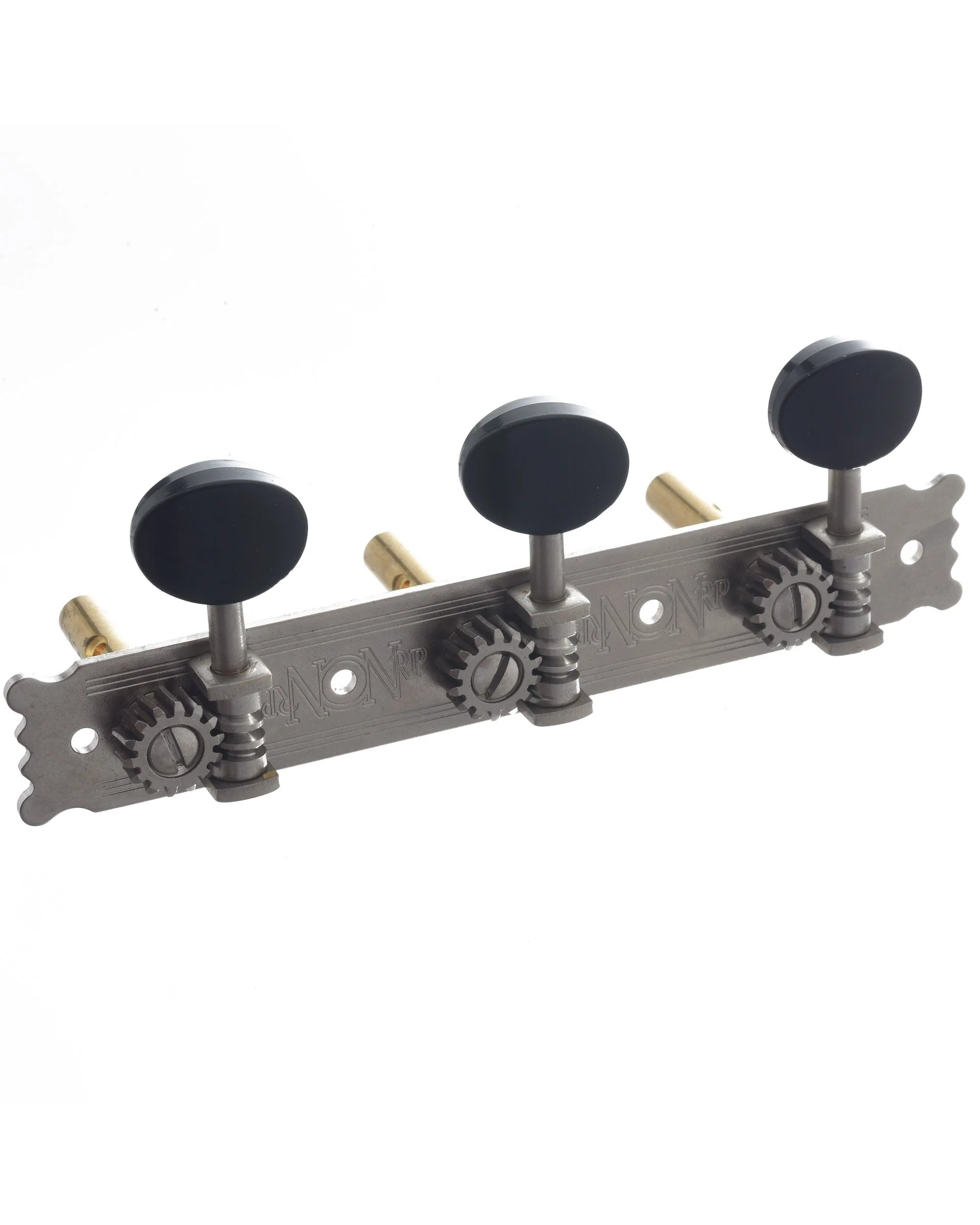 National Engraved Vintage 3-On-A-Plate Tuning Machines - Image 2