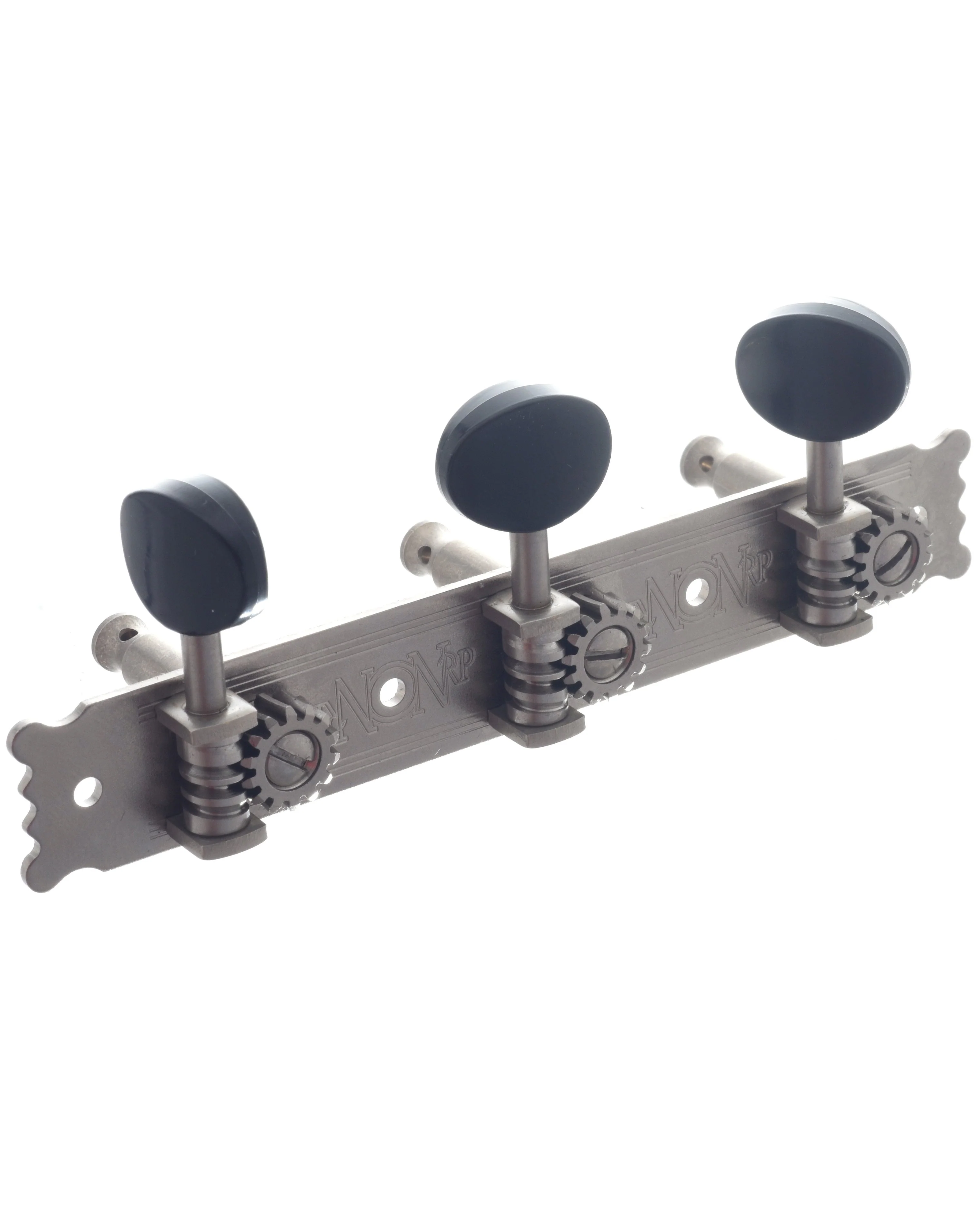National Engraved Vintage 3-On-A-Plate Tuning Machines - Image 2
