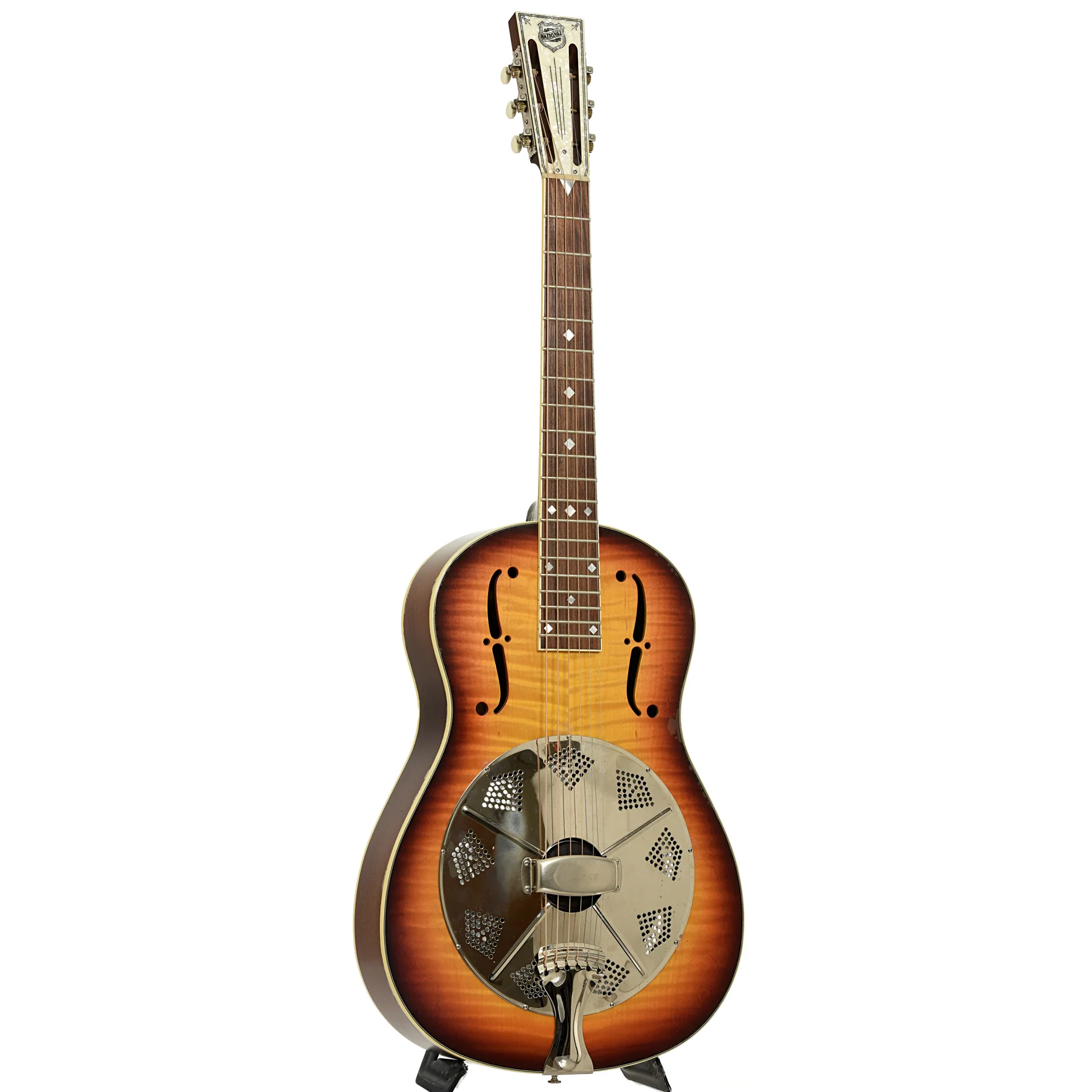 National Estralita Deluxe Roundneck Resonator Guitar (2008) - Image 3