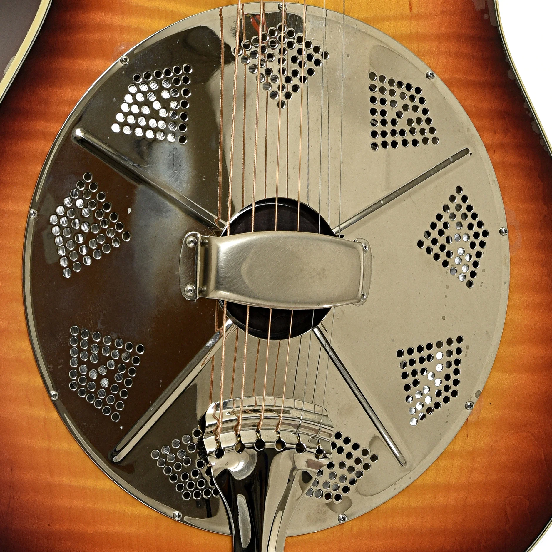National Estralita Deluxe Roundneck Resonator Guitar (2008) - Image 6