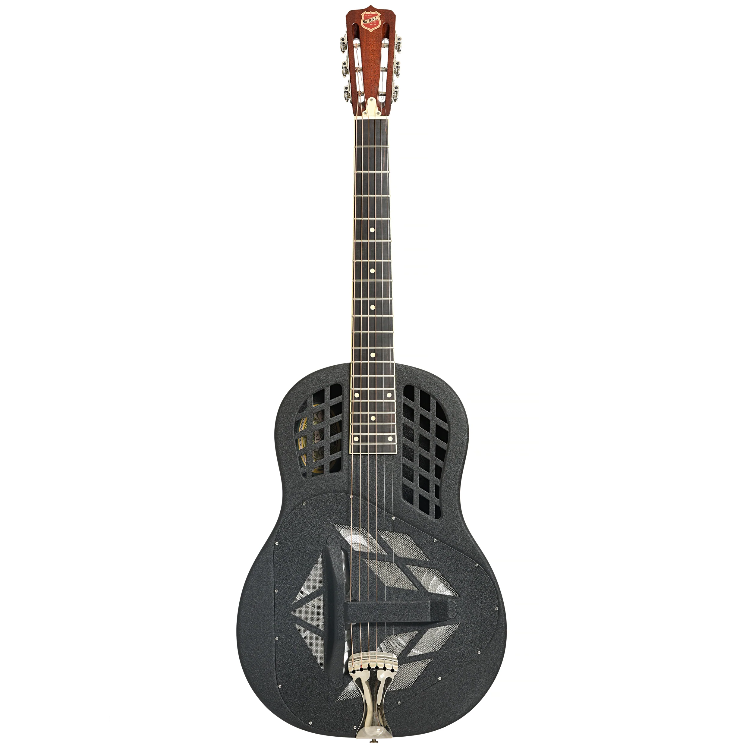National K1 Painted Style 1 Tricone Roundneck Resonator Guitar (2003) - Image 14