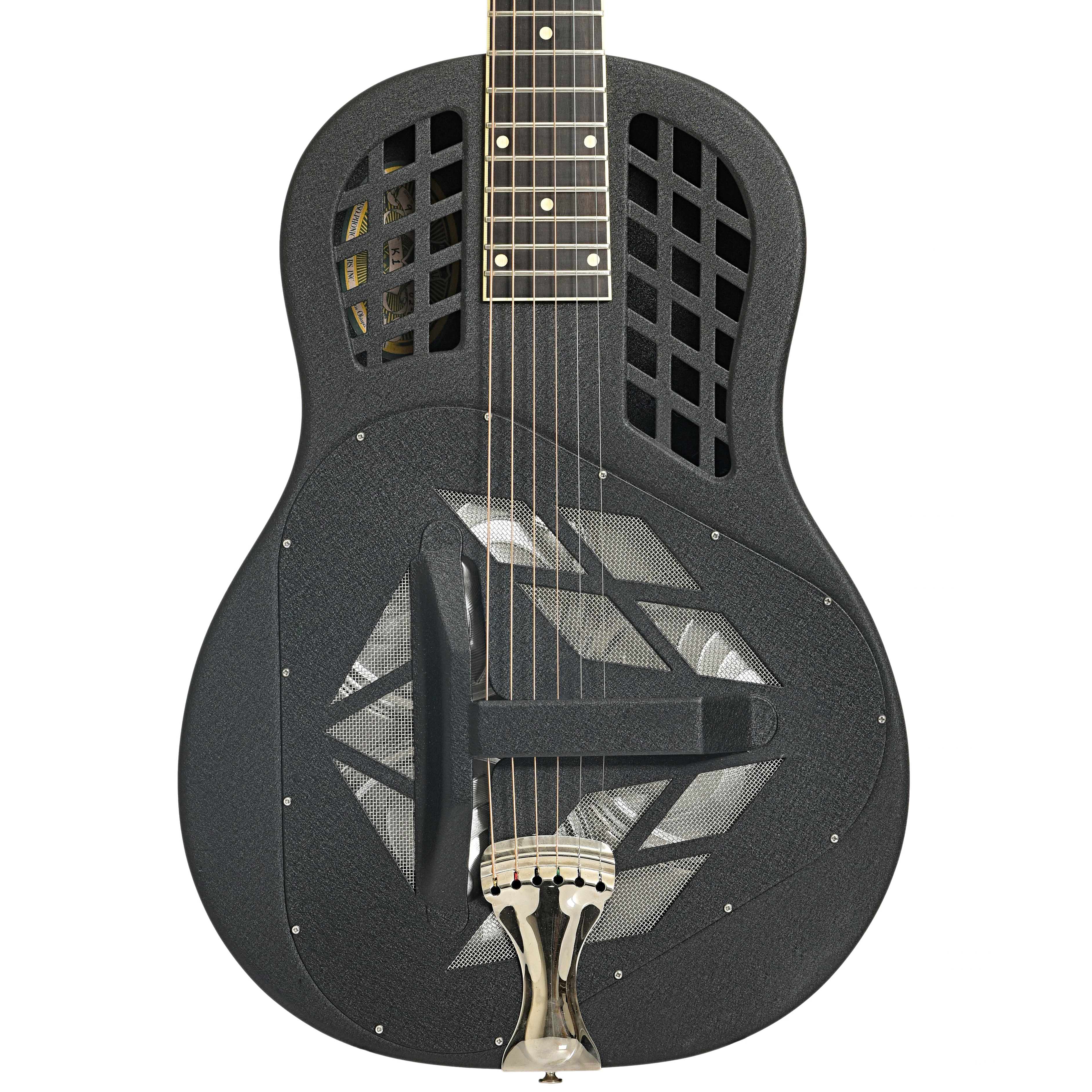 National K1 Painted Style 1 Tricone Roundneck Resonator Guitar (2003) - Image 2