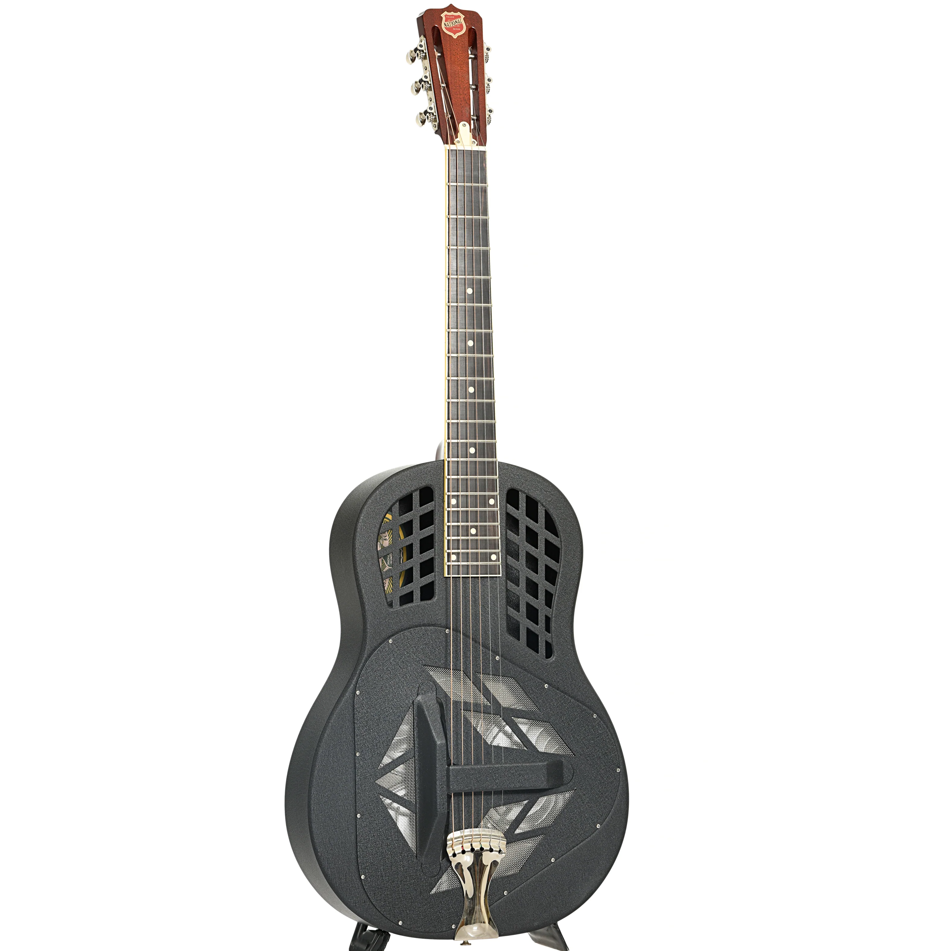 National K1 Painted Style 1 Tricone Roundneck Resonator Guitar (2003) - Image 3