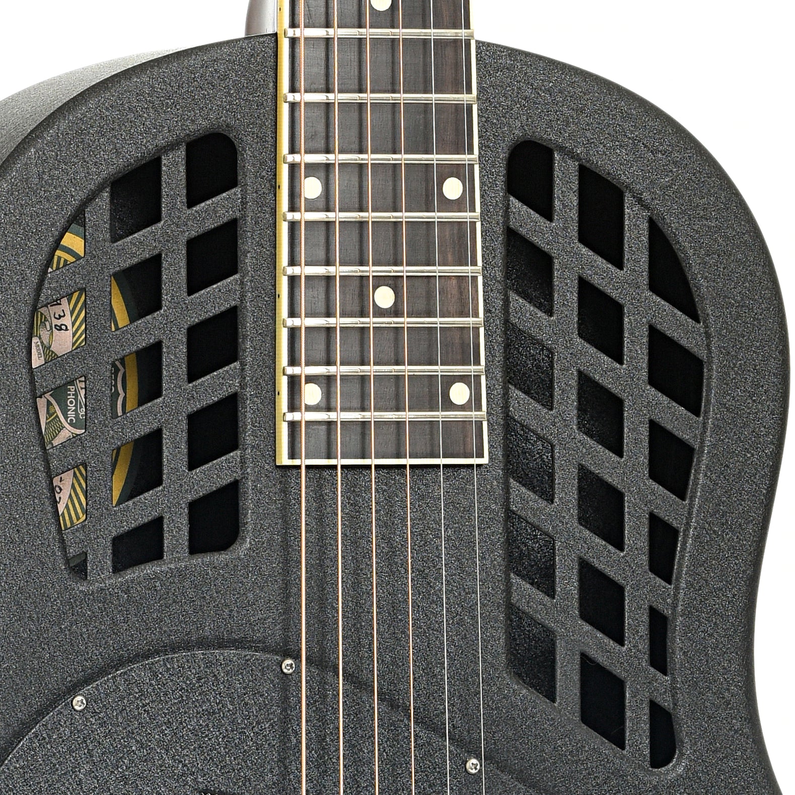 National K1 Painted Style 1 Tricone Roundneck Resonator Guitar (2003) - Image 6