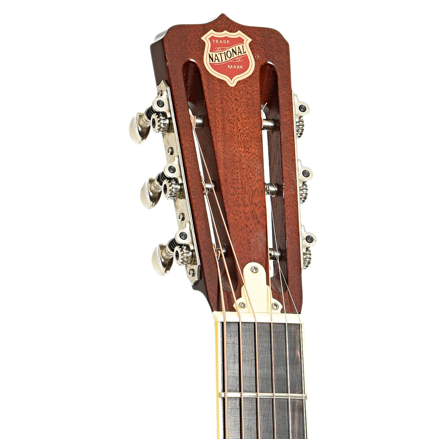 National K1 Painted Style 1 Tricone Roundneck Resonator Guitar (2003) - Image 8