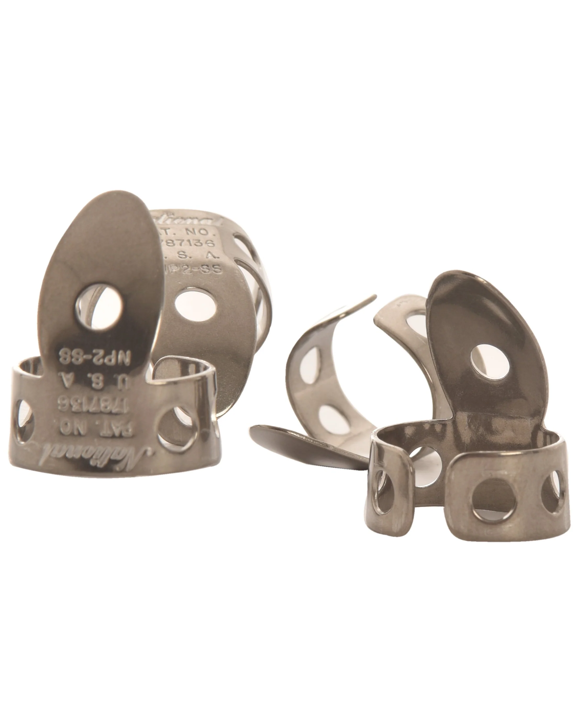 National NP2 Stainless Steel Fingerpicks - Image 2