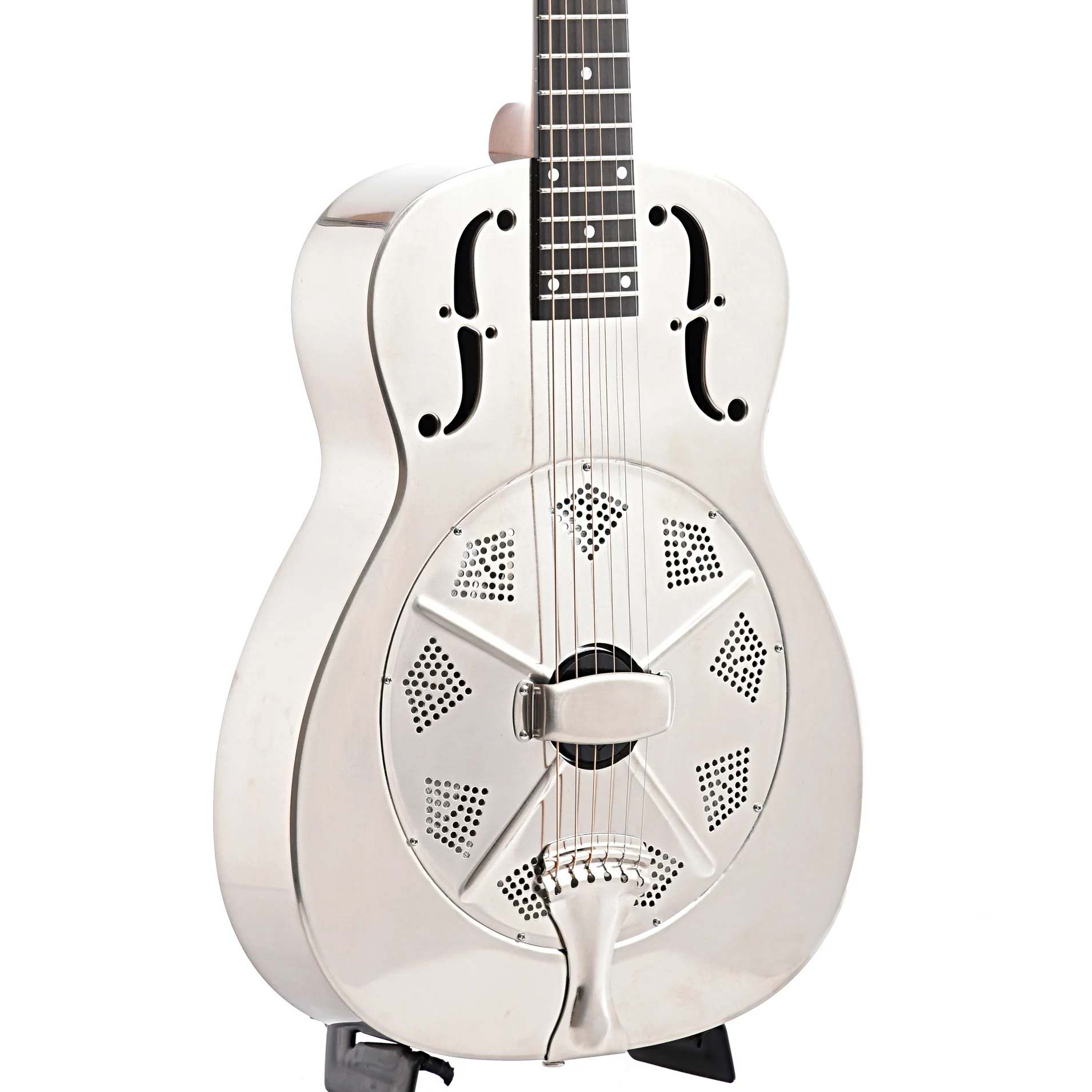 National NRP Roundneck Resonator Guitar & Case - Image 4