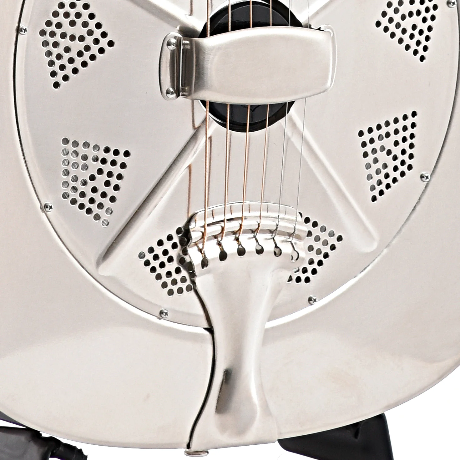 National NRP Roundneck Resonator Guitar & Case - Image 5