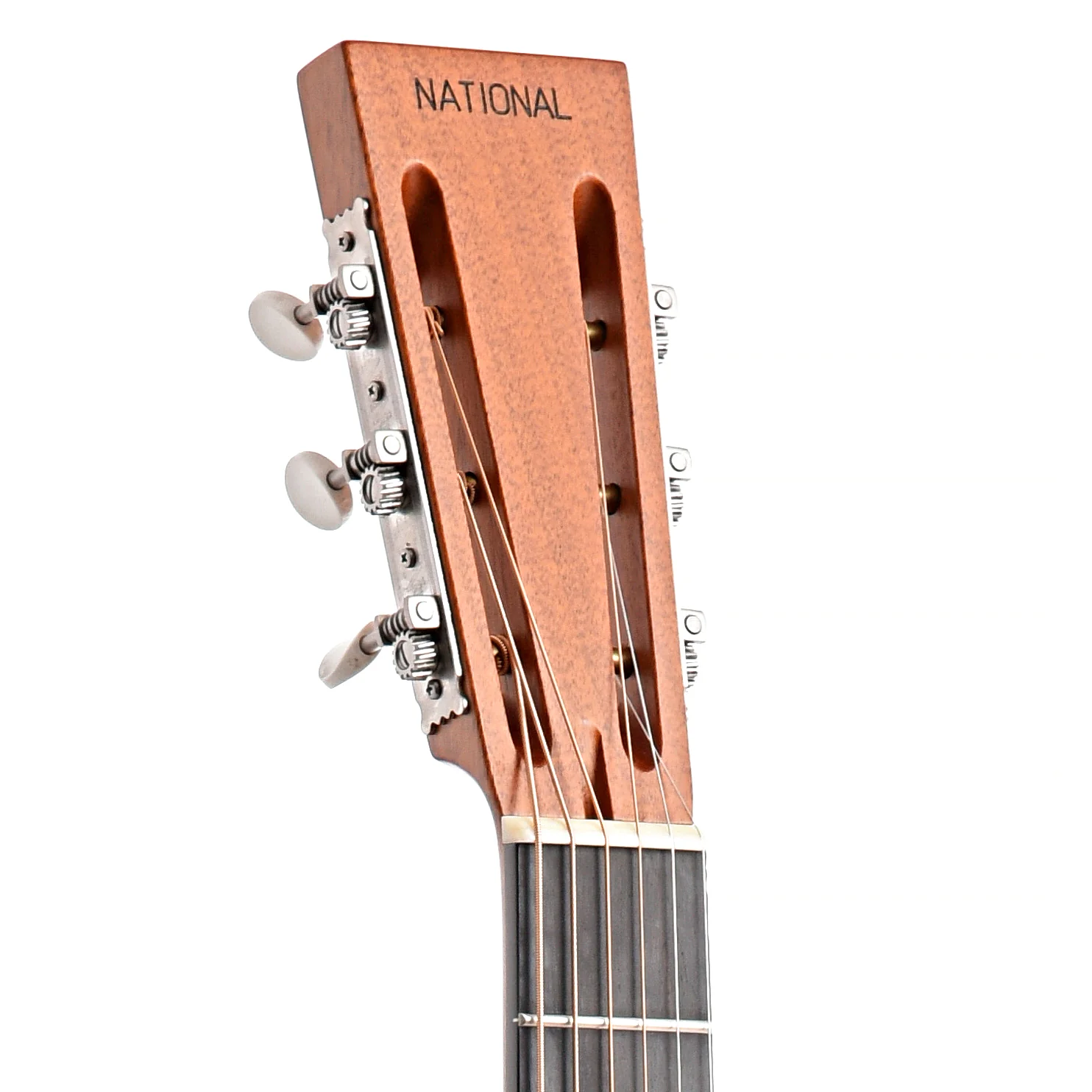 National NRP Roundneck Resonator Guitar & Case - Image 8