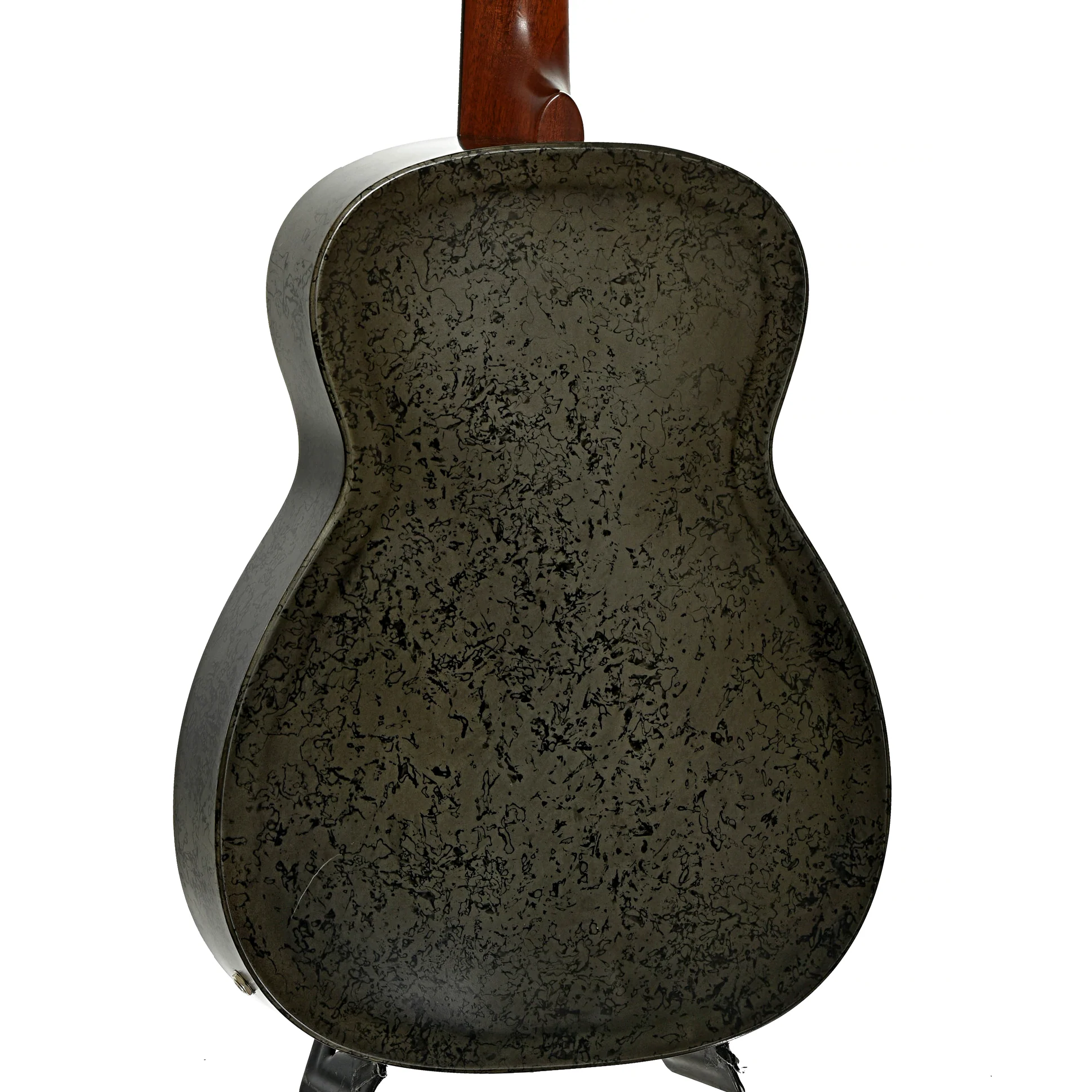 National NRP Black Rust Deluxe Roundneck Resonator Guitar (2017) - Image 11