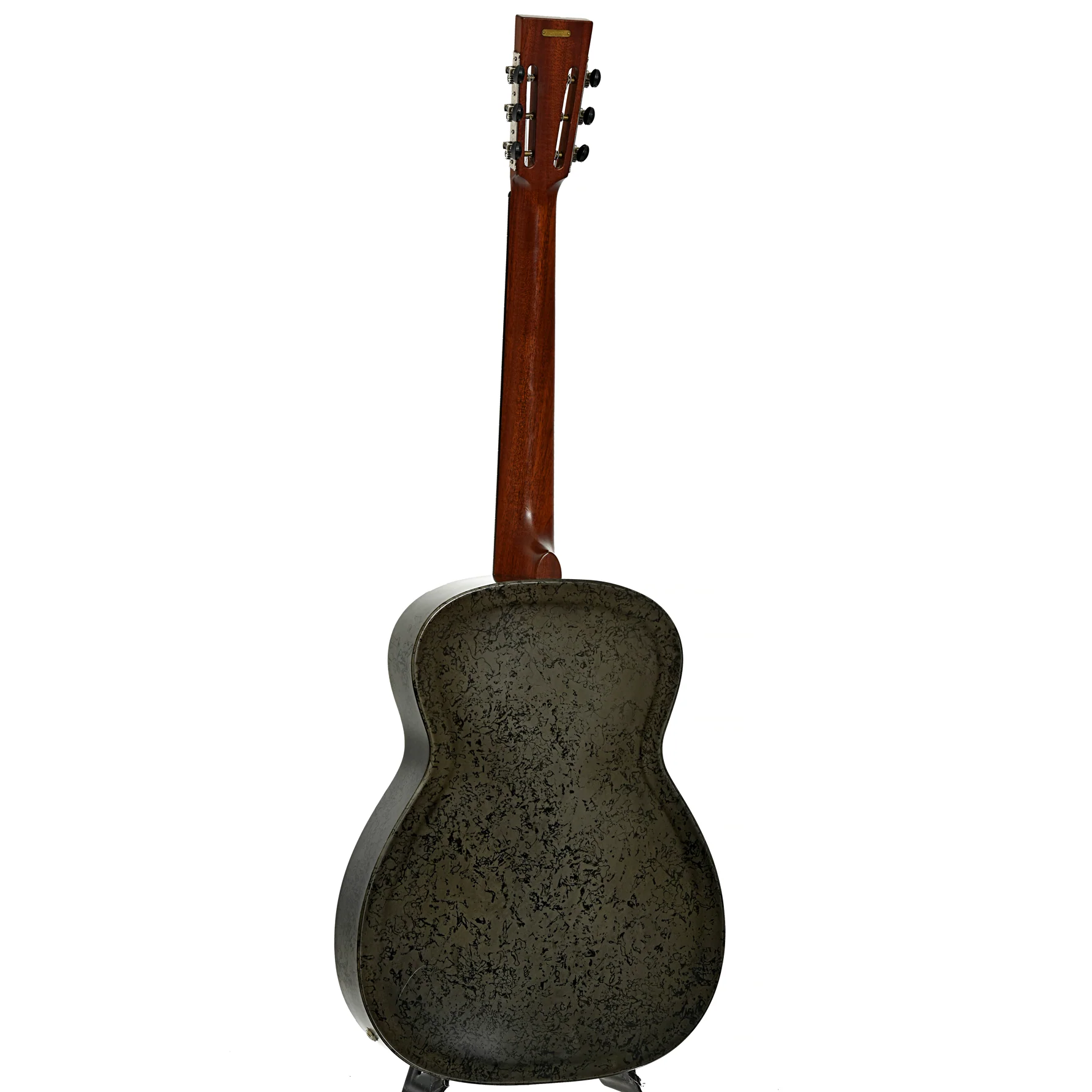 National NRP Black Rust Deluxe Roundneck Resonator Guitar (2017) - Image 12