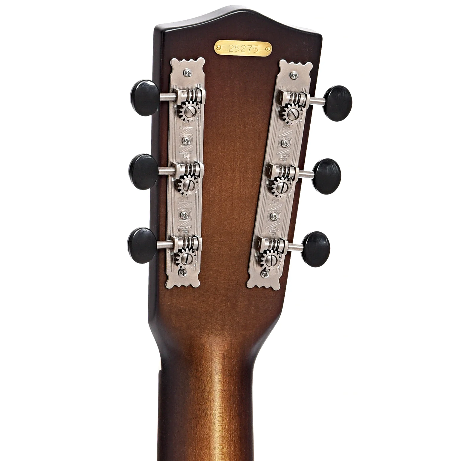 National Raw Steel 14-Fret Roundneck Resonator Guitar & Case - Image 9