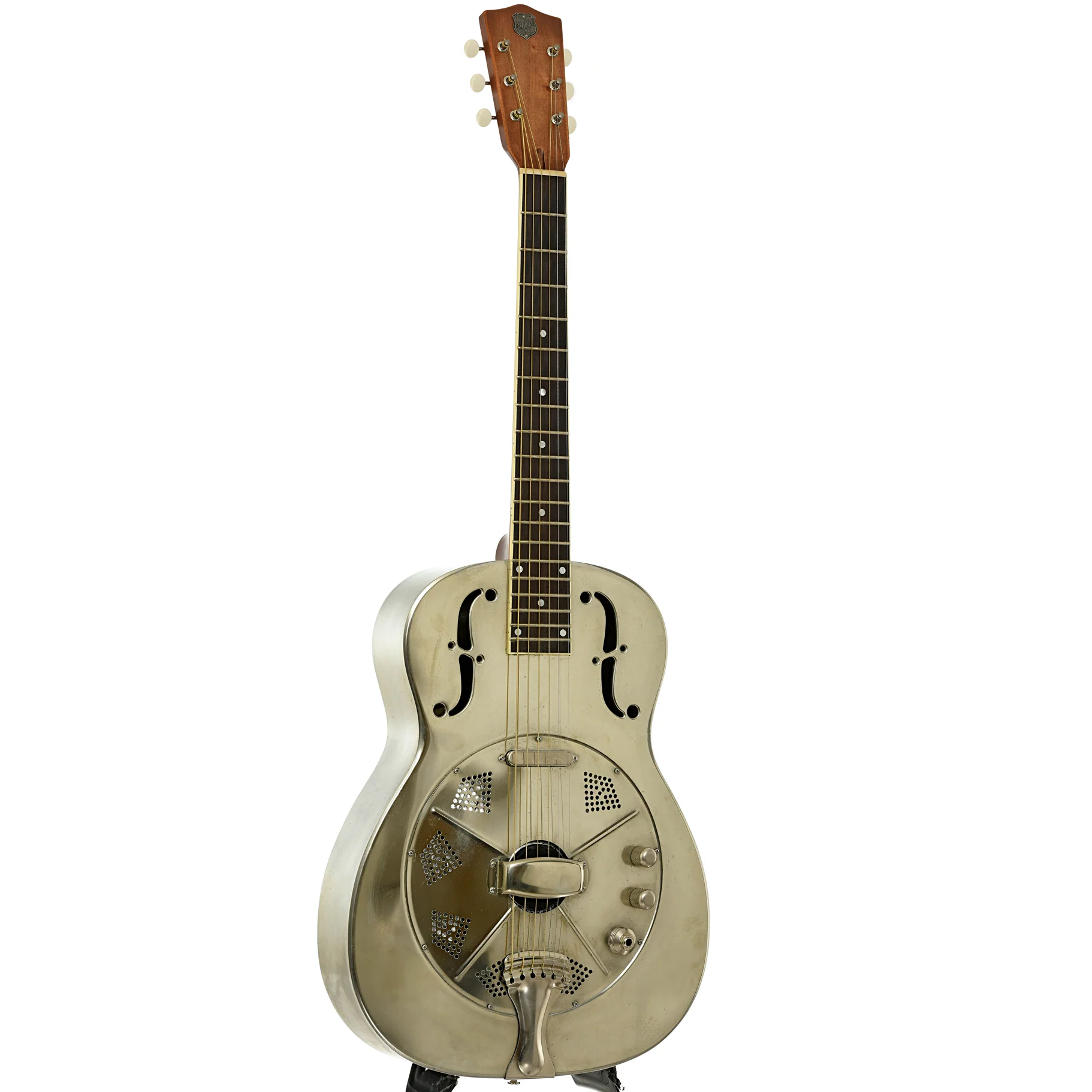 National Raw Series 14-Fret Roundneck Resonator Guitar (2021) - Image 3