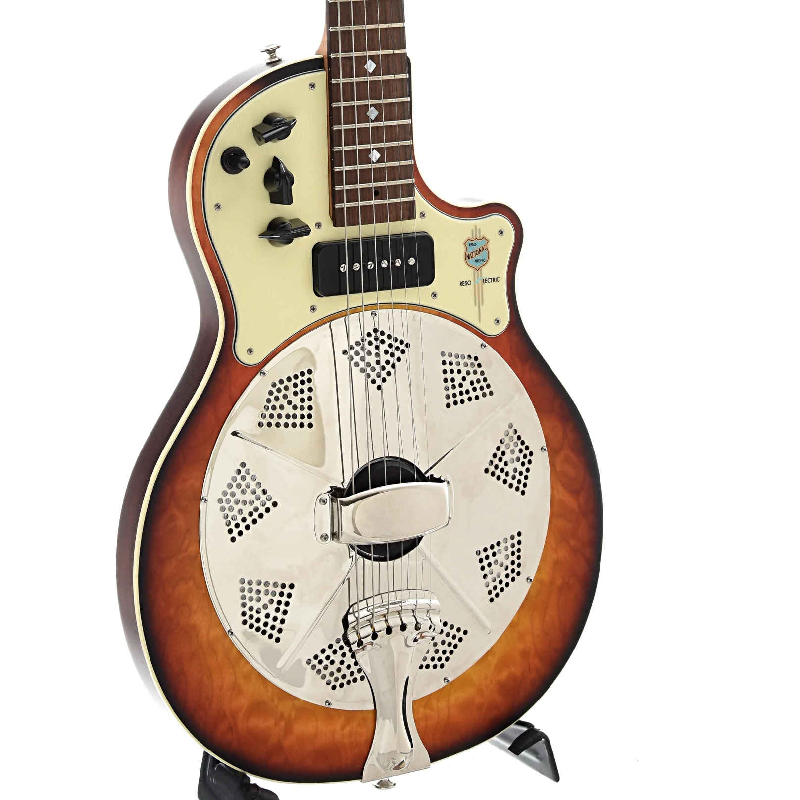 National Reso-Lectric Guitar & Case - Image 2