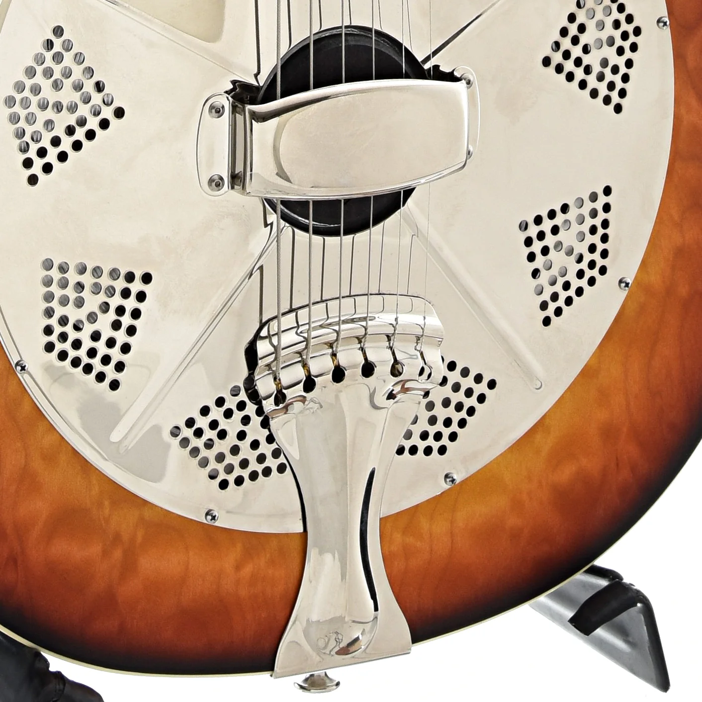 National Reso-Lectric Guitar & Case - Image 3