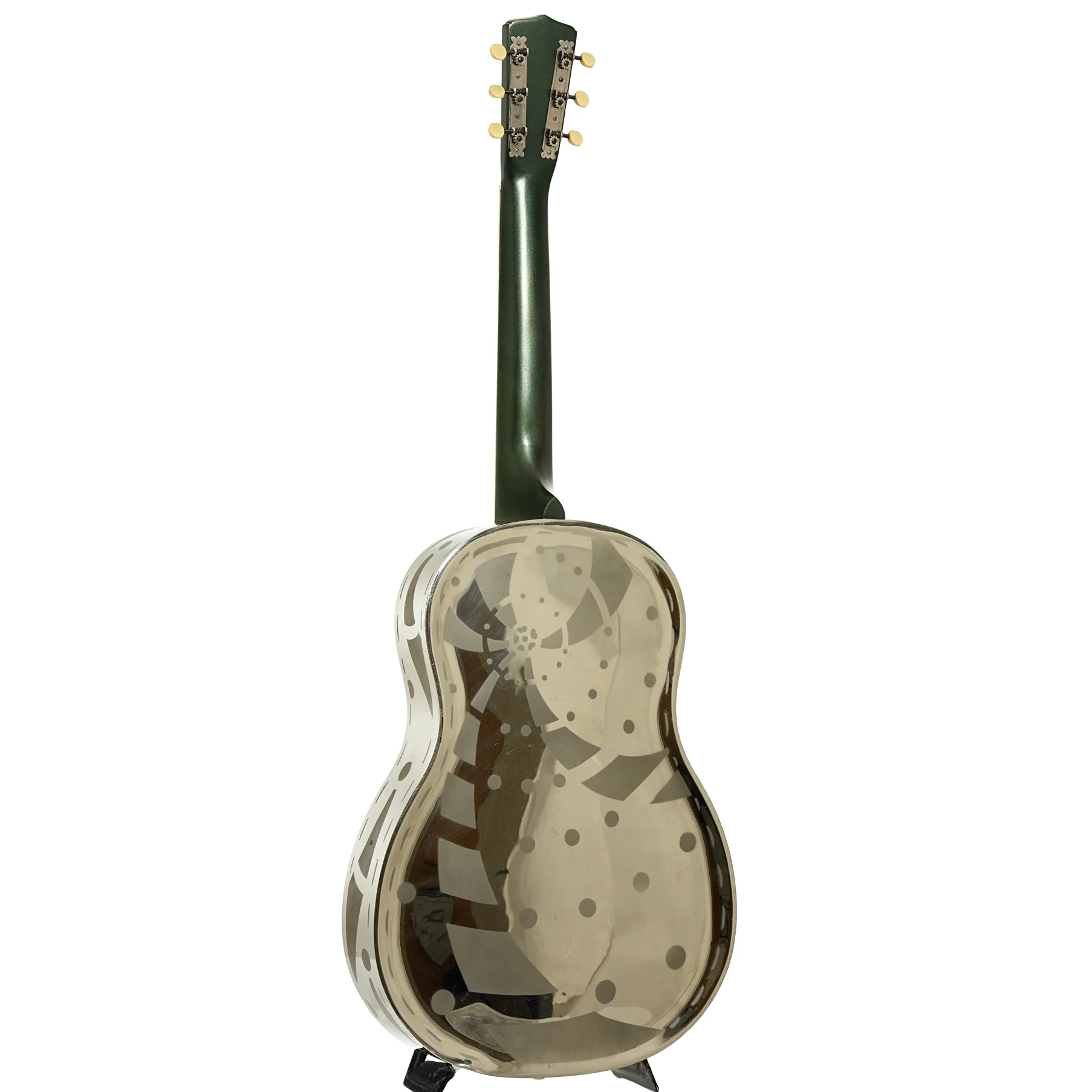National Tricone Exploding Palm Tree Resonator Guitar (1937) - Image 12
