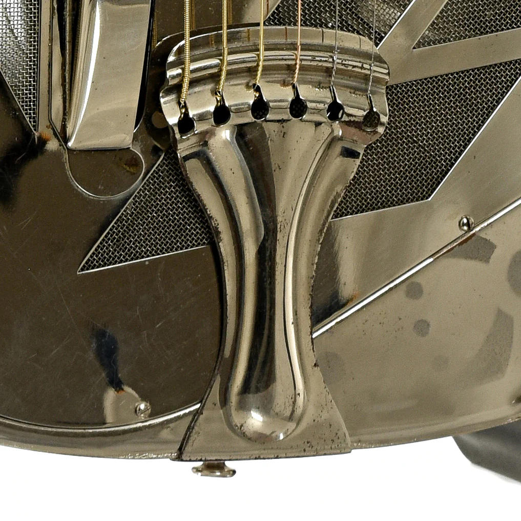 National Tricone Exploding Palm Tree Resonator Guitar (1937) - Image 5