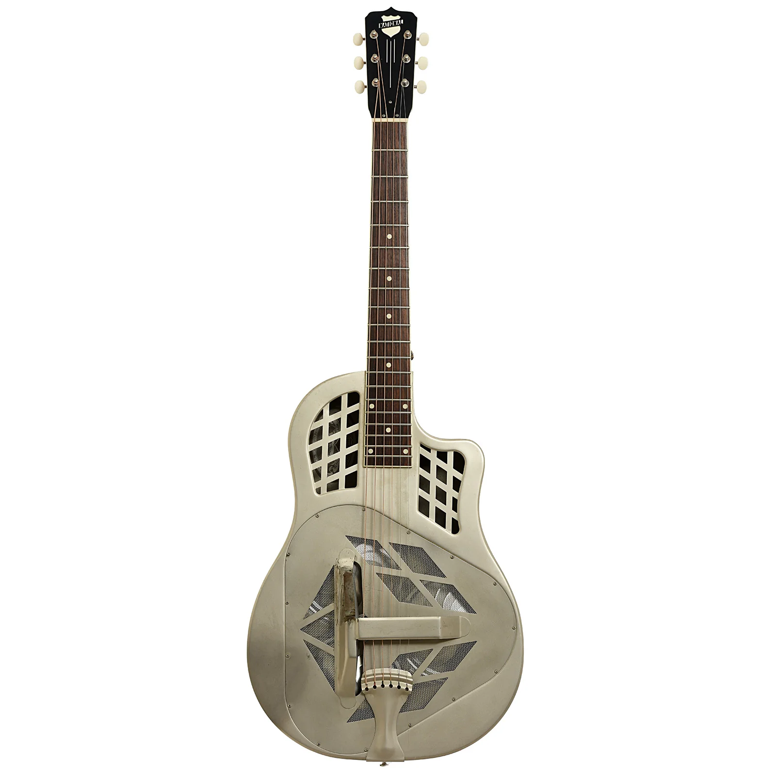National Vintage Steel Tricone Cutaway Resonator Guitar (2010) - Image 14