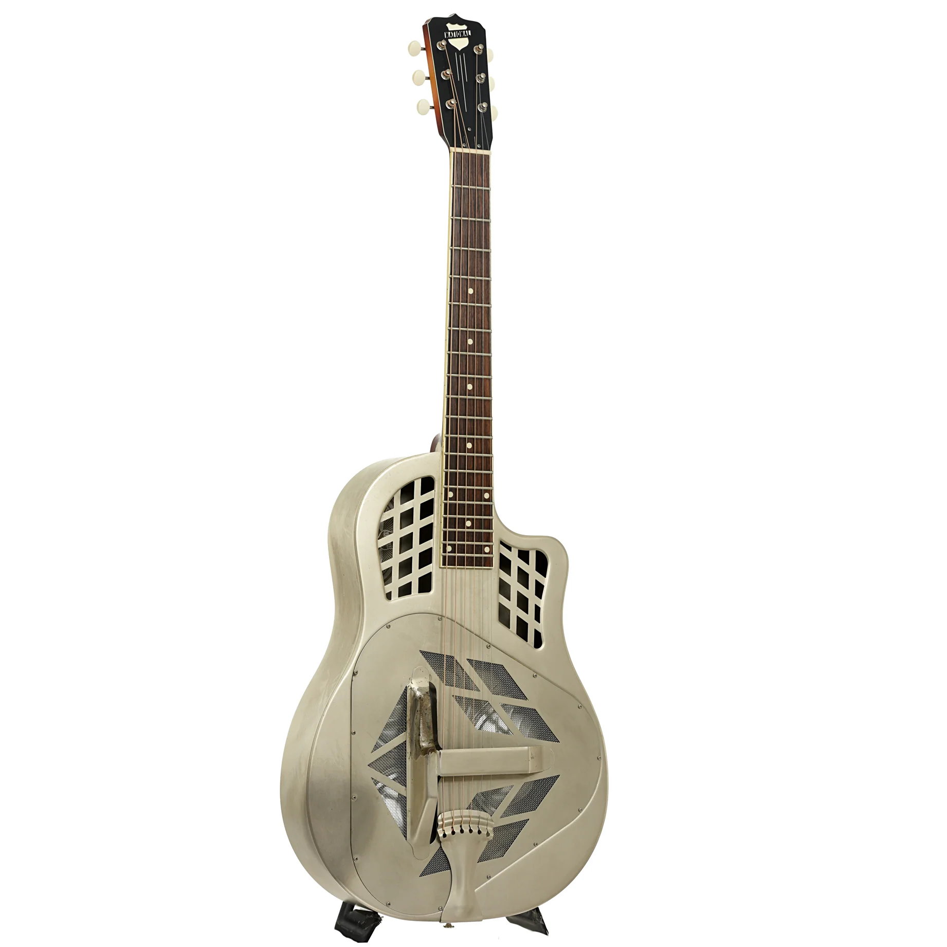 National Vintage Steel Tricone Cutaway Resonator Guitar (2010) - Image 3