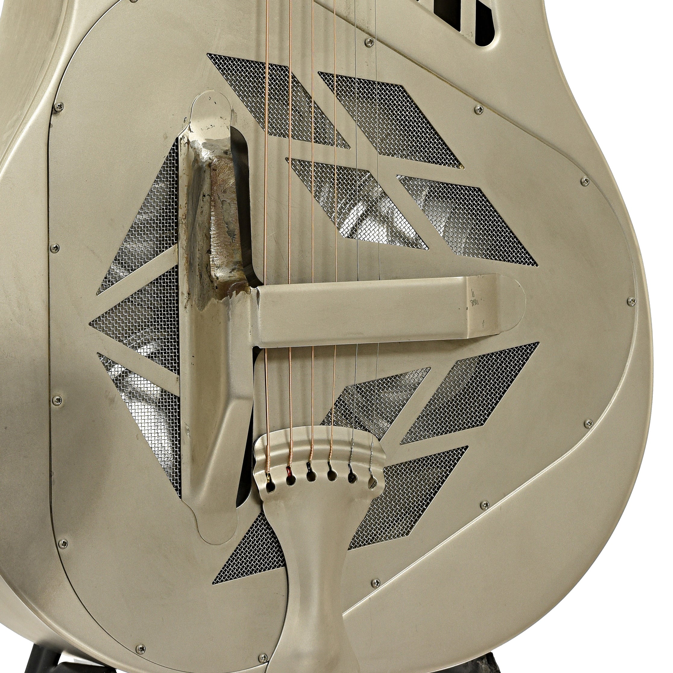 National Vintage Steel Tricone Cutaway Resonator Guitar (2010) - Image 6