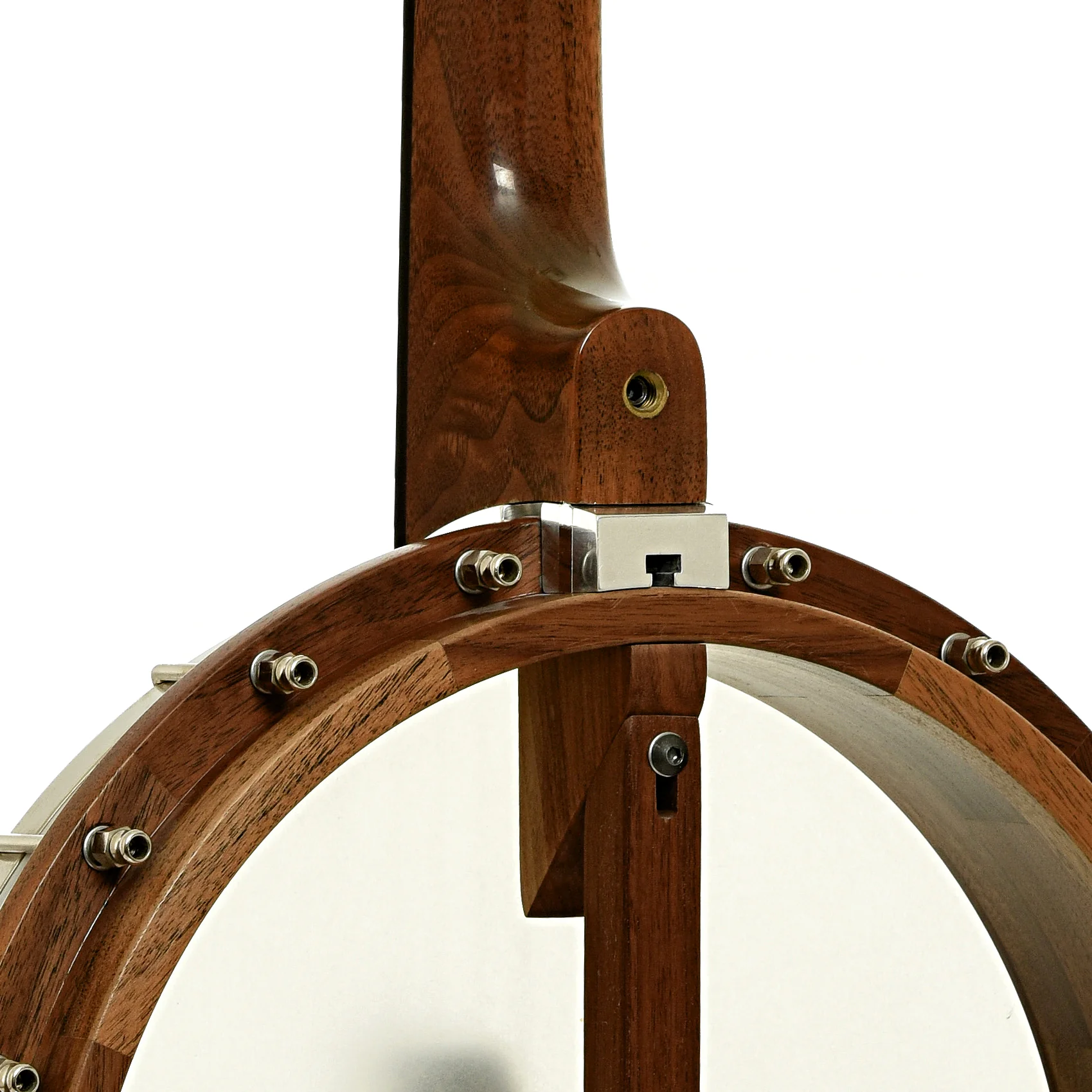 Nechville Atlas 12" Walnut Open Back Banjo (c.2016) - Image 11