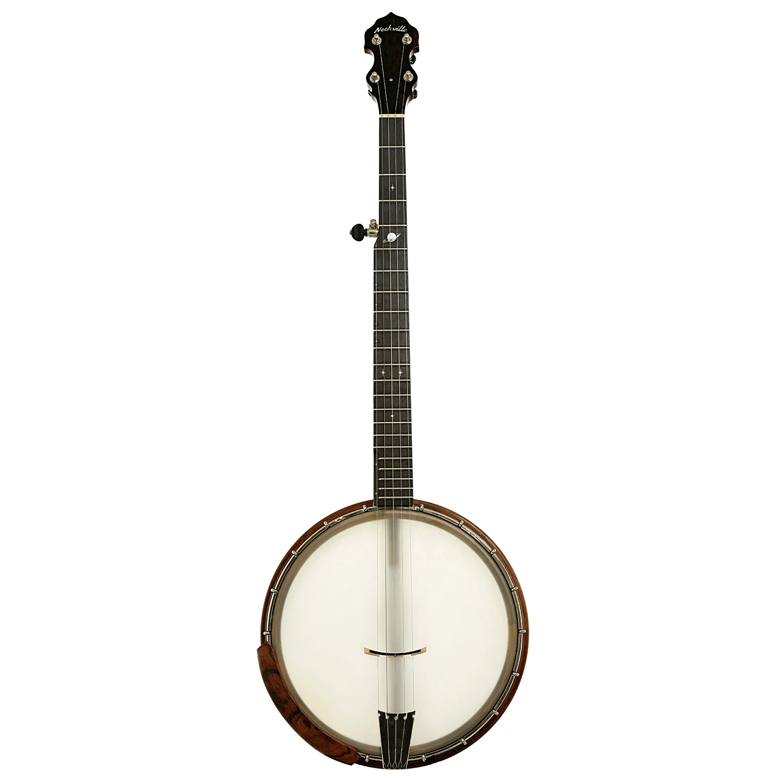 Nechville Atlas 12" Walnut Open Back Banjo (c.2016) - Image 16