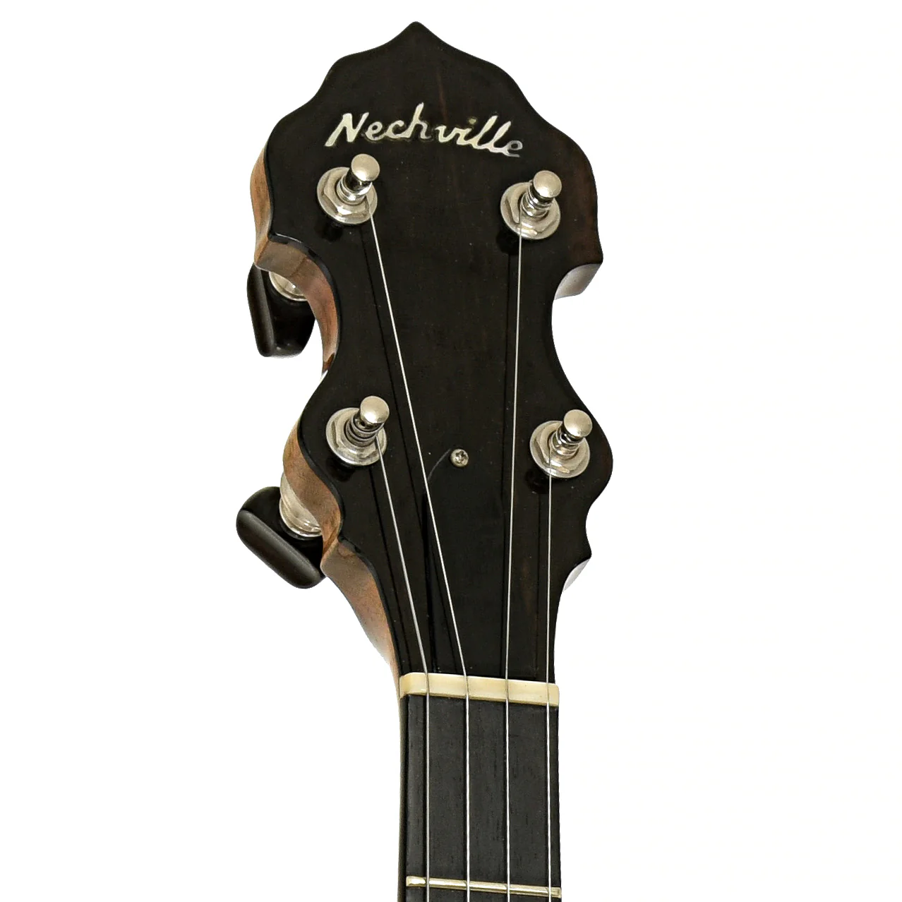 Nechville Atlas 12" Walnut Open Back Banjo (c.2016) - Image 8