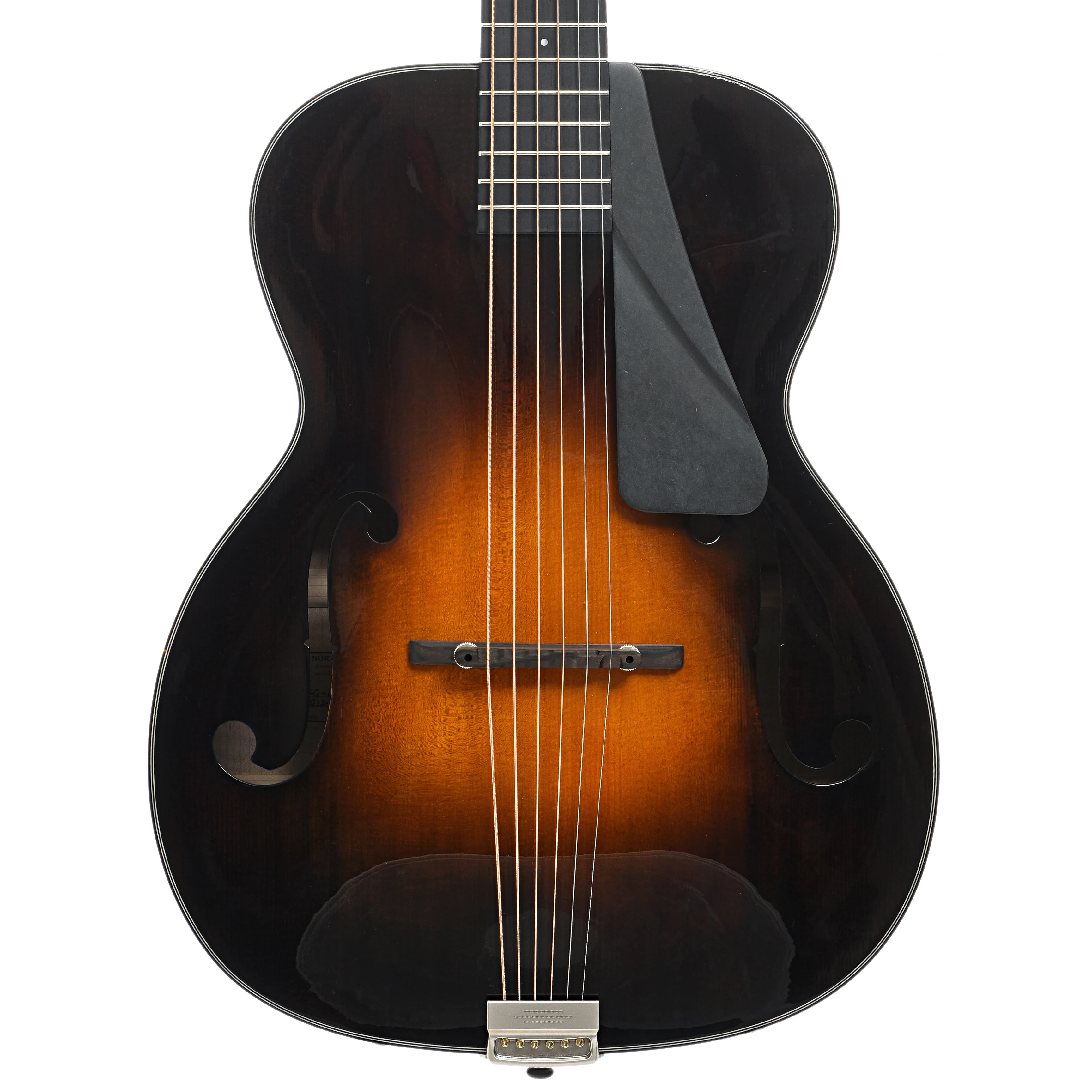 Northfield The Rival Archtop Acoustic Guitar & Case, Antique Cremona Sunburst - Image 2