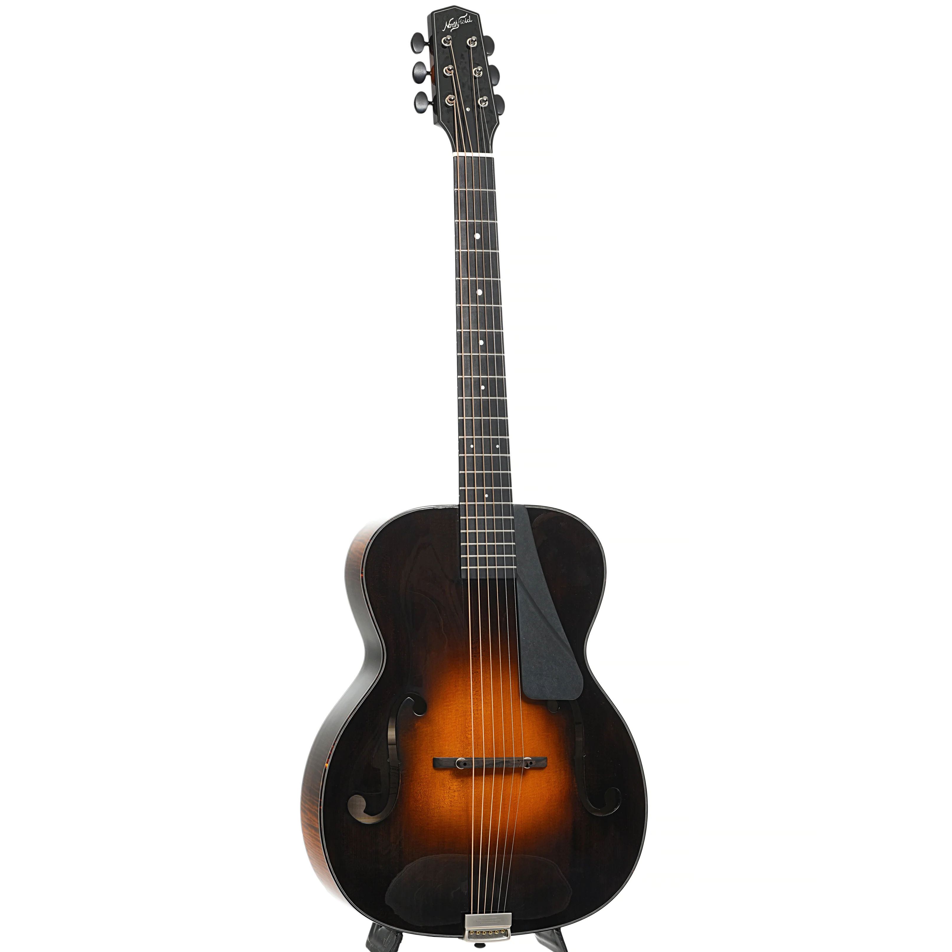 Northfield The Rival Archtop Acoustic Guitar & Case, Antique Cremona Sunburst - Image 3