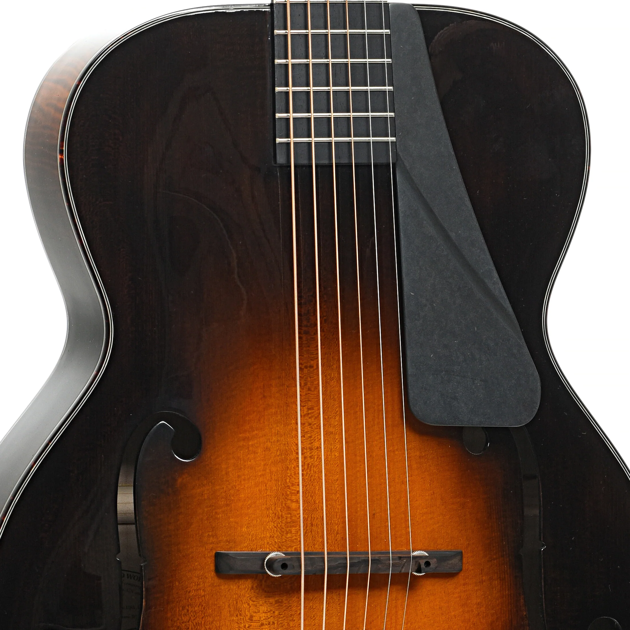 Northfield The Rival Archtop Acoustic Guitar & Case, Antique Cremona Sunburst - Image 6