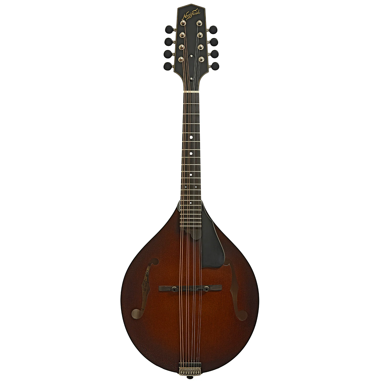 Northfield NFM-A5 Model M A-Style Mandolin & Case, Dark Leatherburst - Image 14