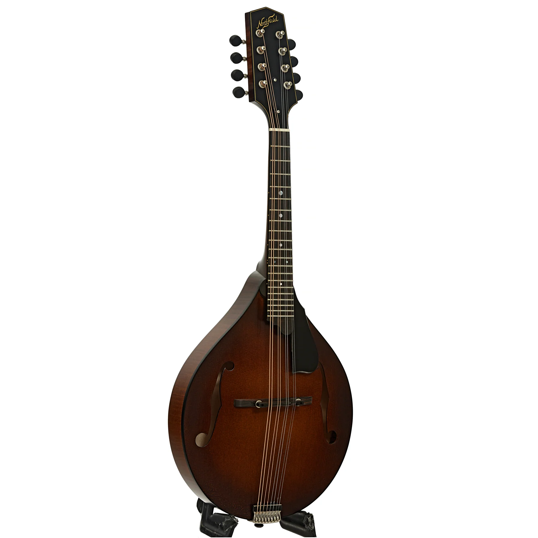Northfield NFM-A5 Model M A-Style Mandolin & Case, Dark Leatherburst - Image 3