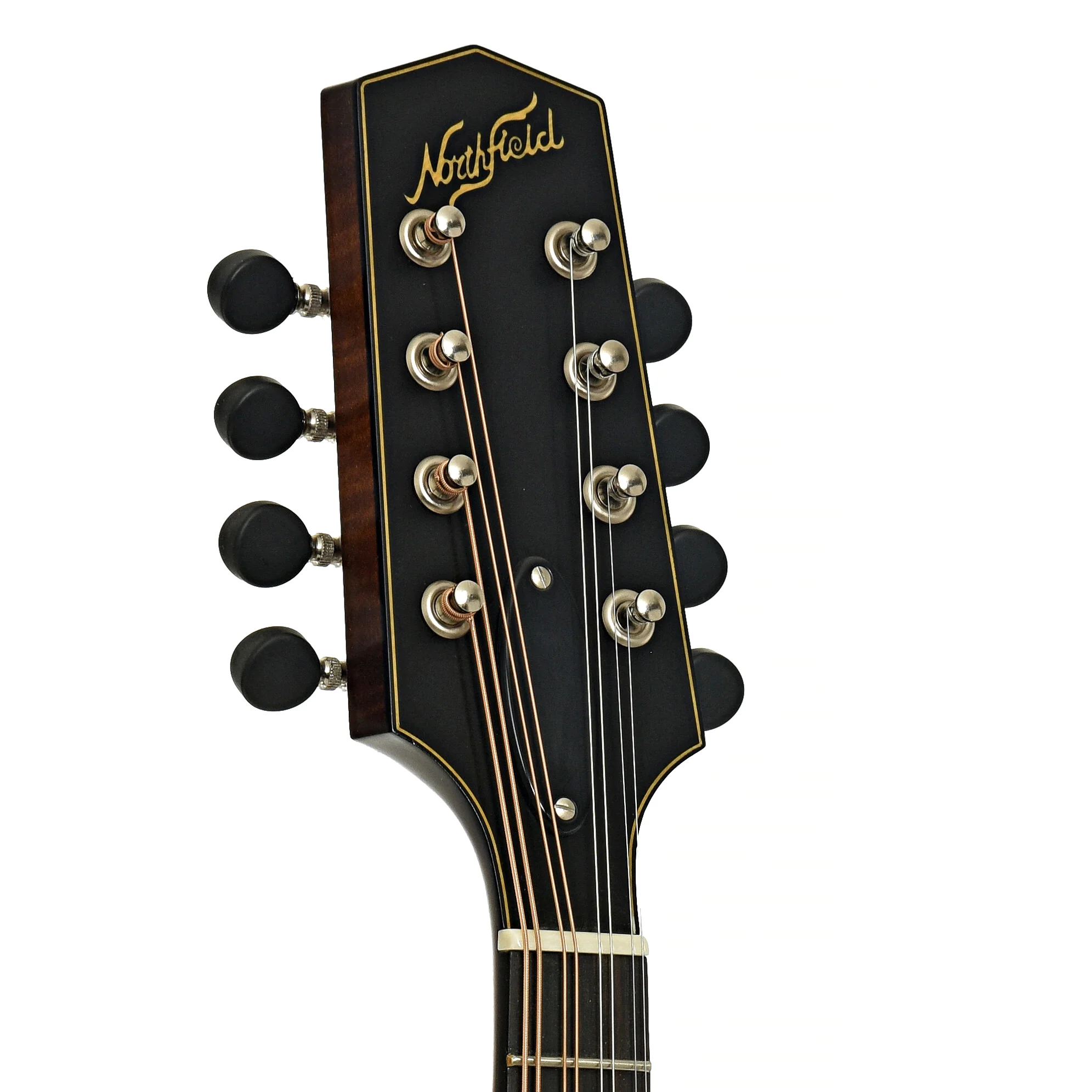 Northfield NFM-A5 Model M A-Style Mandolin & Case, Dark Leatherburst - Image 8