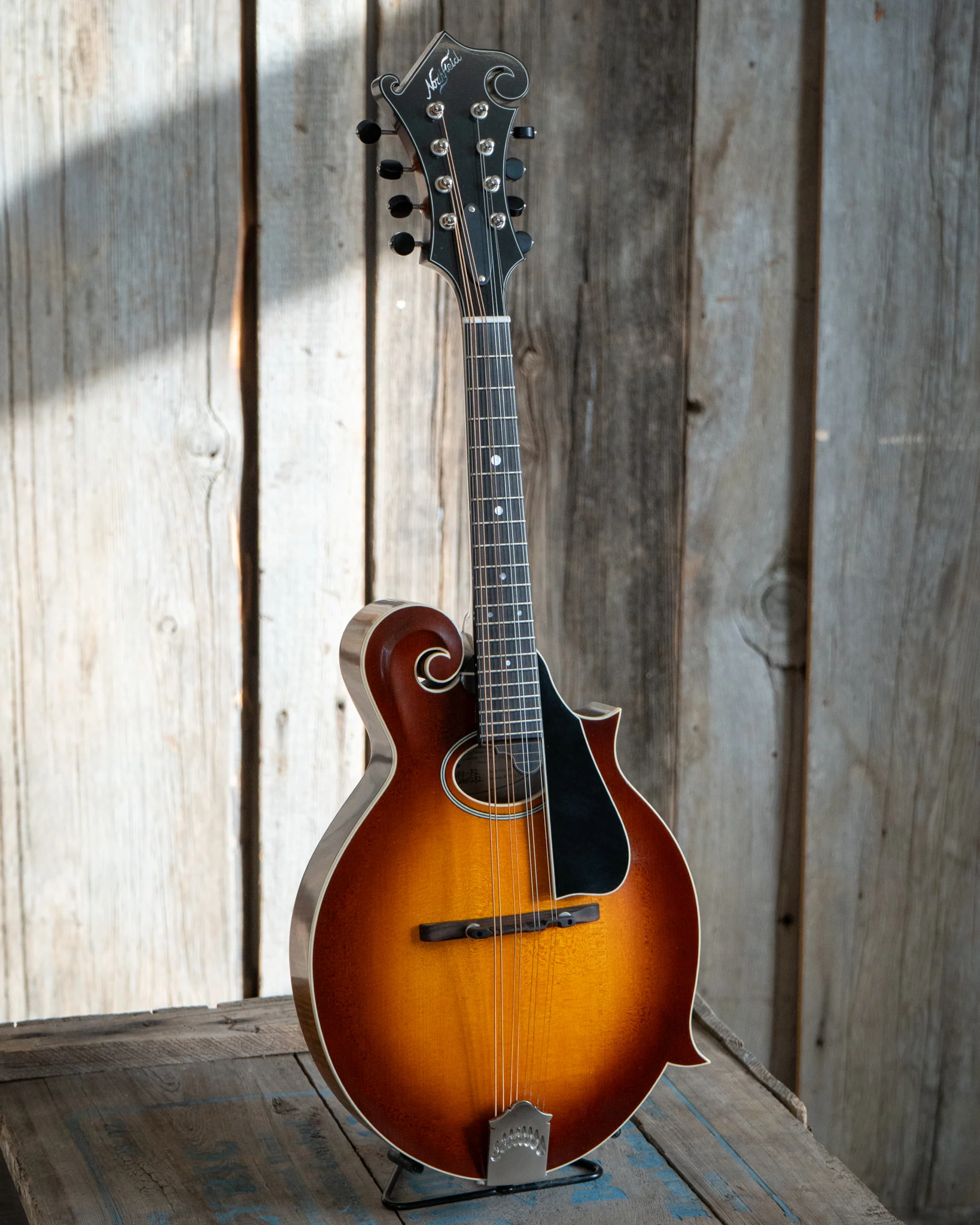 Northfield NFS-F2 S-Series F-Style Oval Hole Mandolin & Case, Sunburst - Image 4