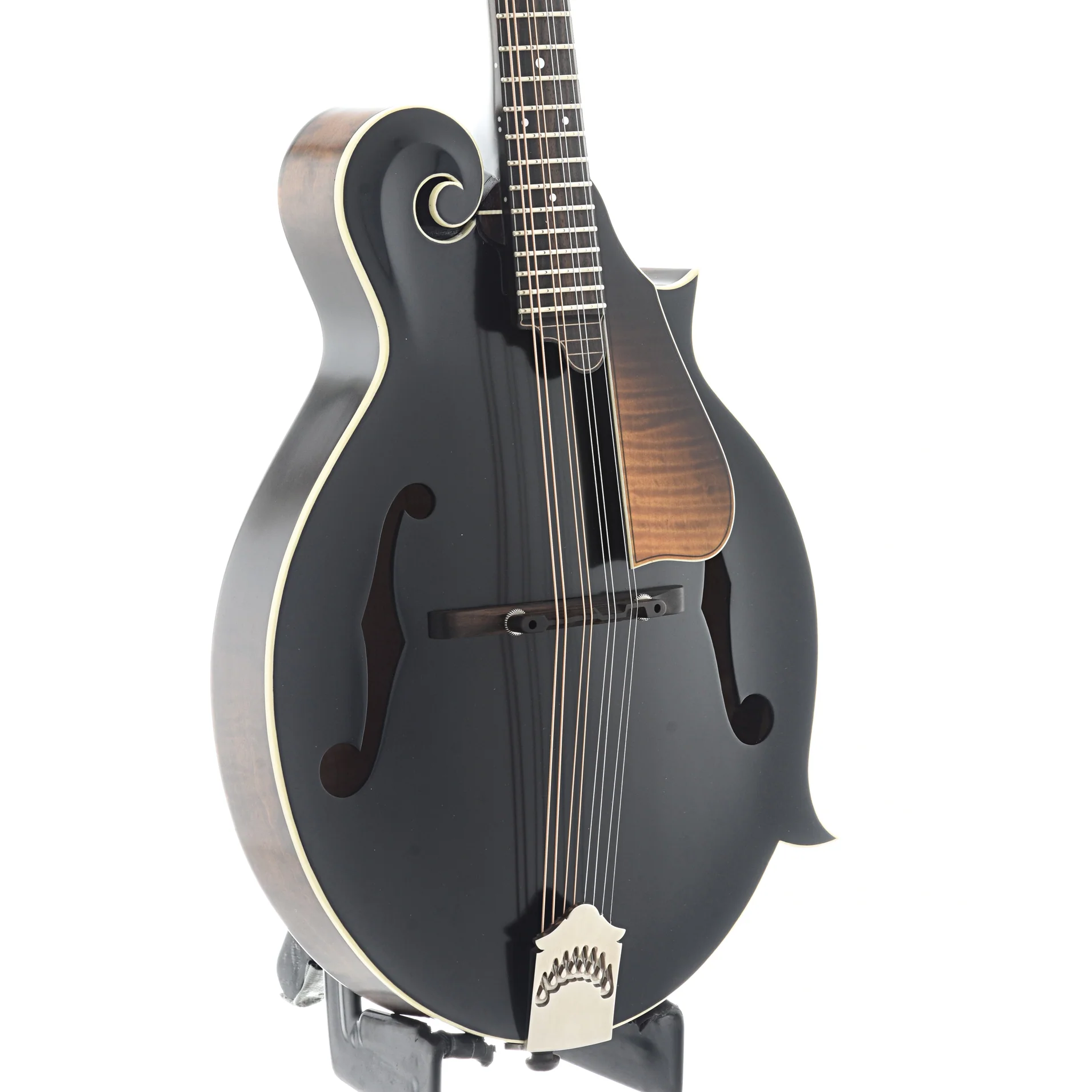 Northfield NFS-F5 S-Series F-Style Mandolin & Case, Blacktop - Image 3