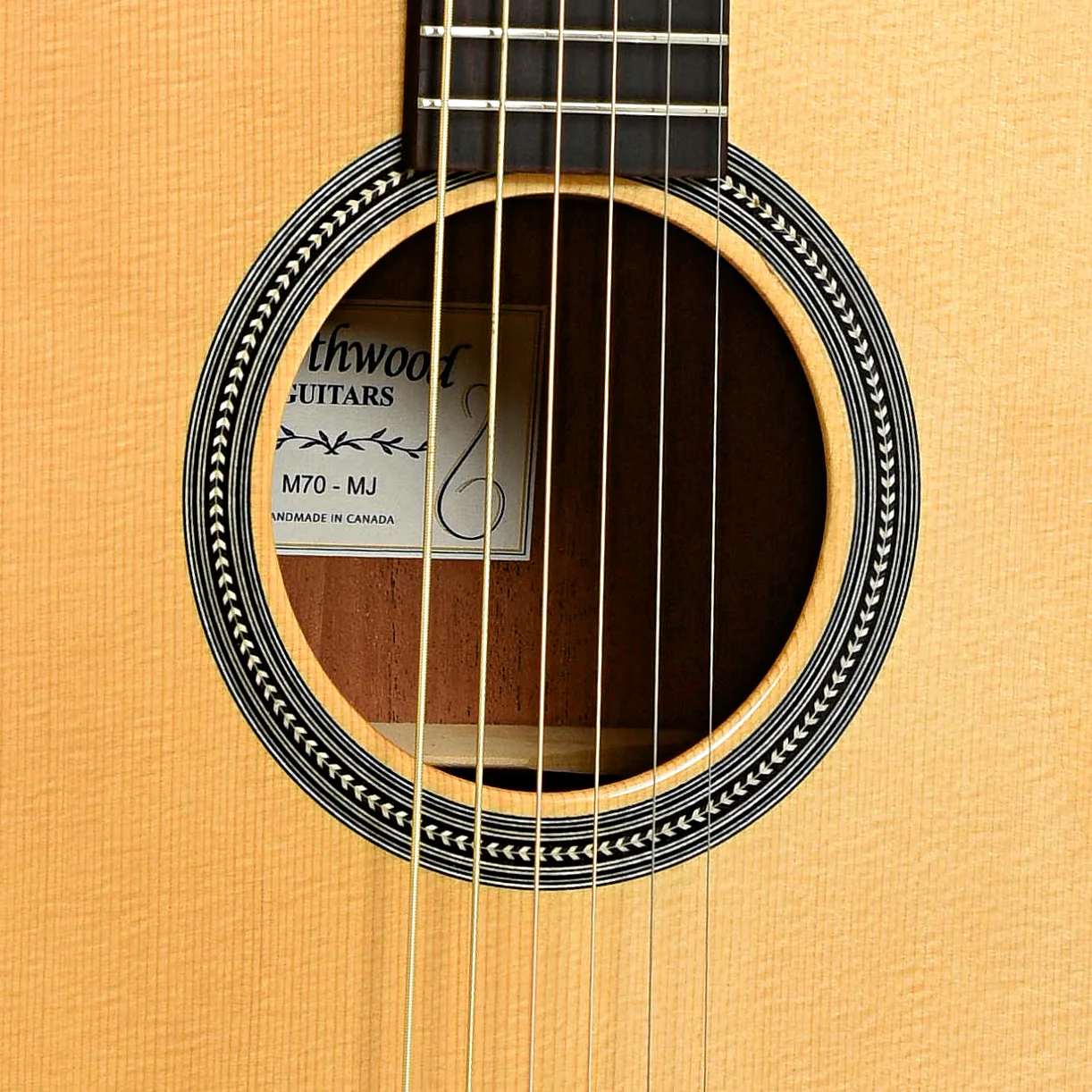 Northwood M70-MJ Acoustic Guitar (c.2012) - Image 6