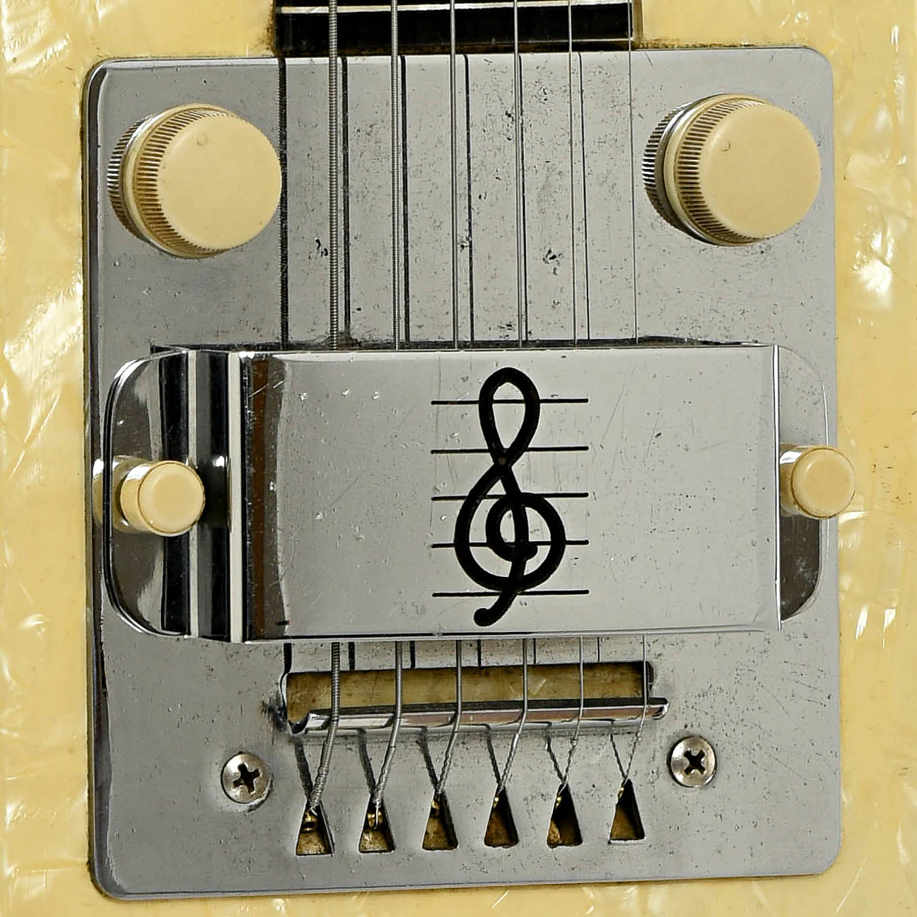 Oahu "Symphony in White" Lap Steel (1962) - Image 5